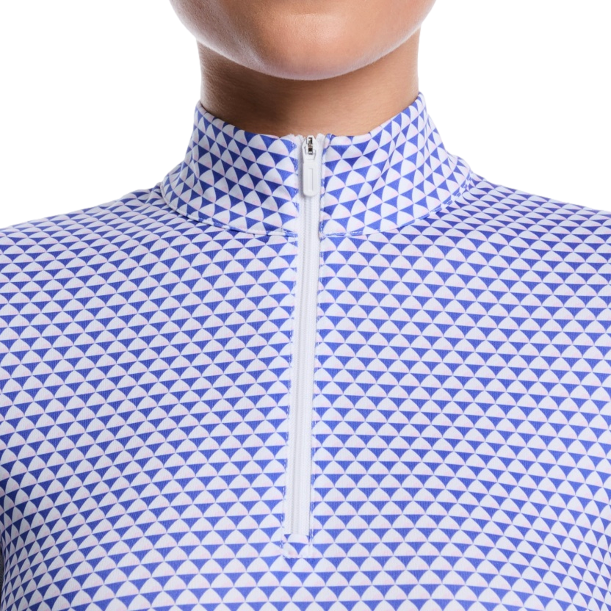 Mini Geo Sun Protection Women's Golf Quarter Zip