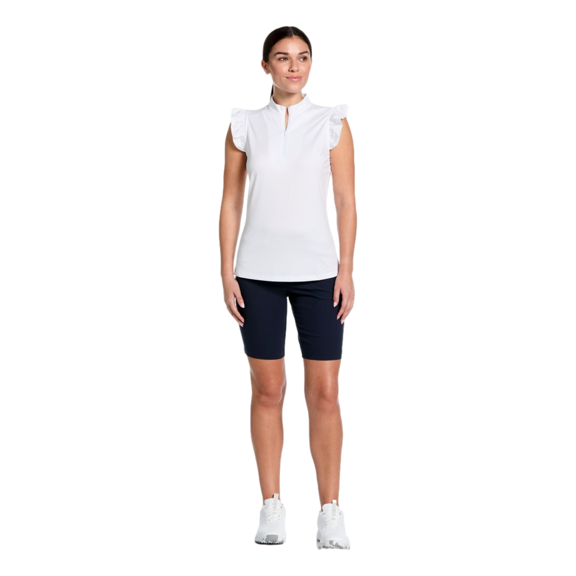 Flutter Women's Sleeveless Golf Polo Shirt