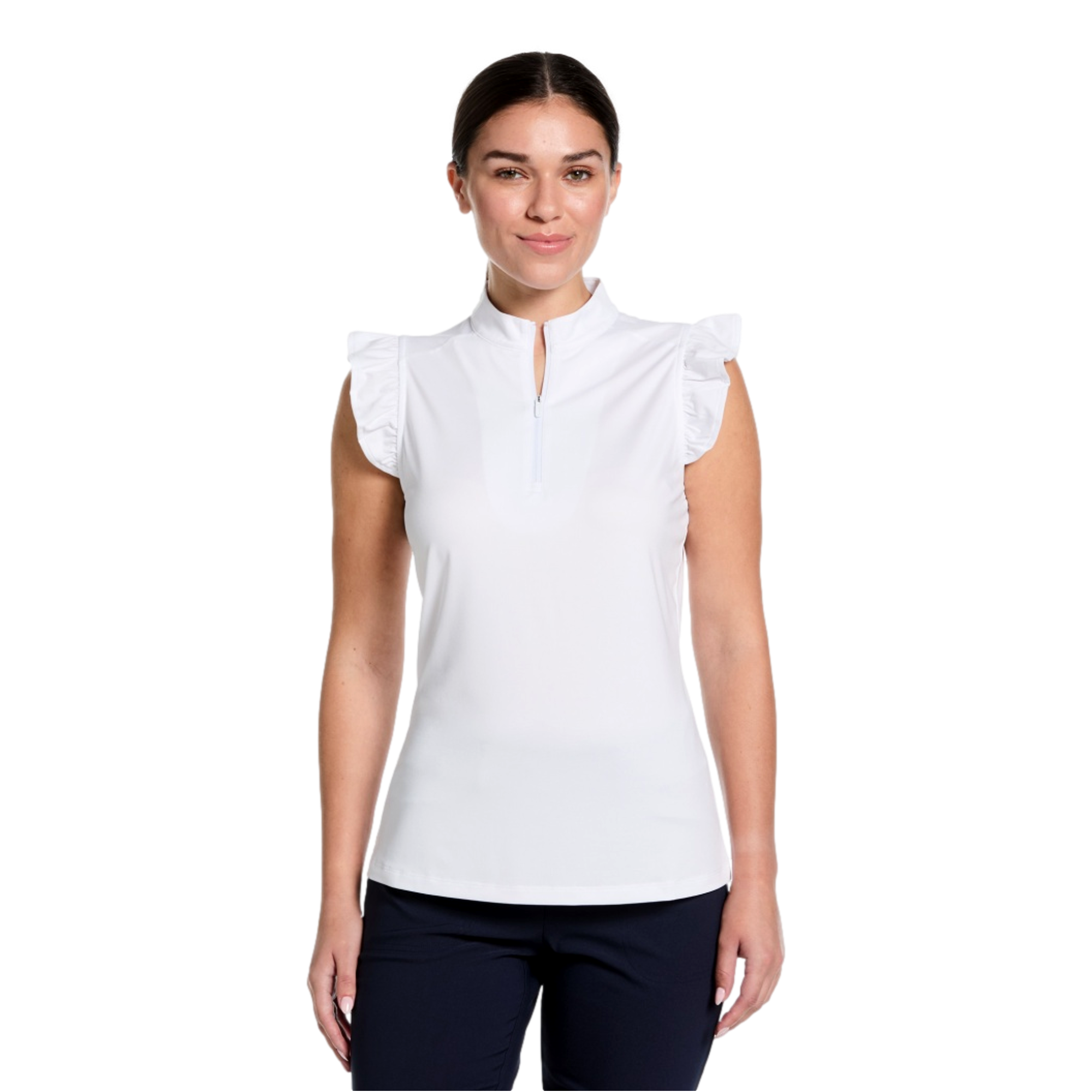 Flutter Women's Sleeveless Golf Polo Shirt