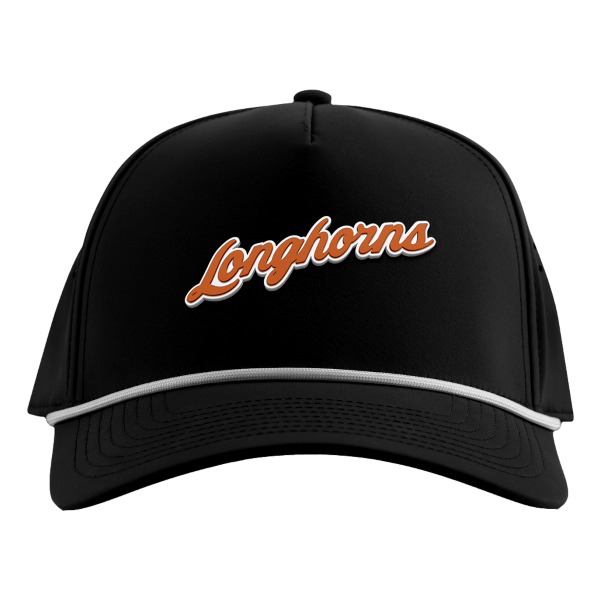 Panel Rope TX Longhorn Script Golf Hat