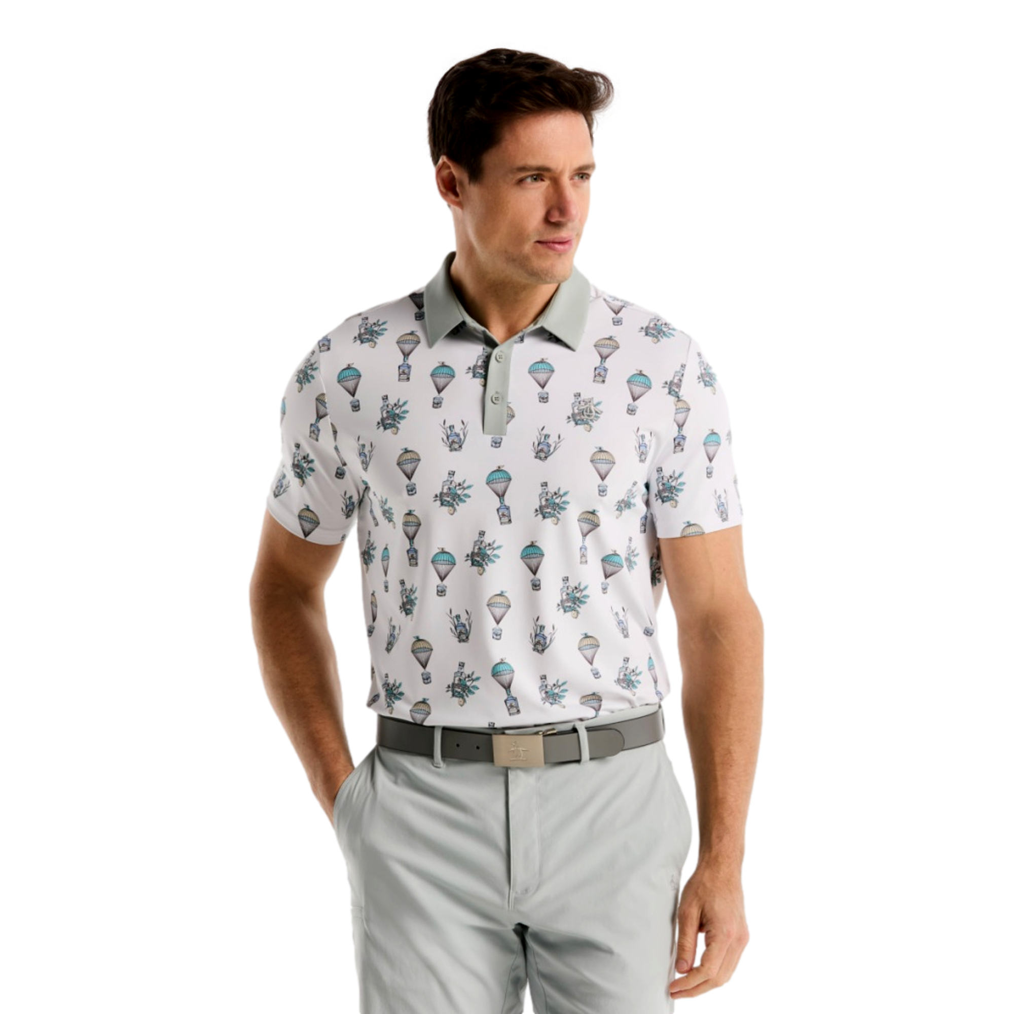 Pete's Botanical Drink Men's Golf Polo Shirt