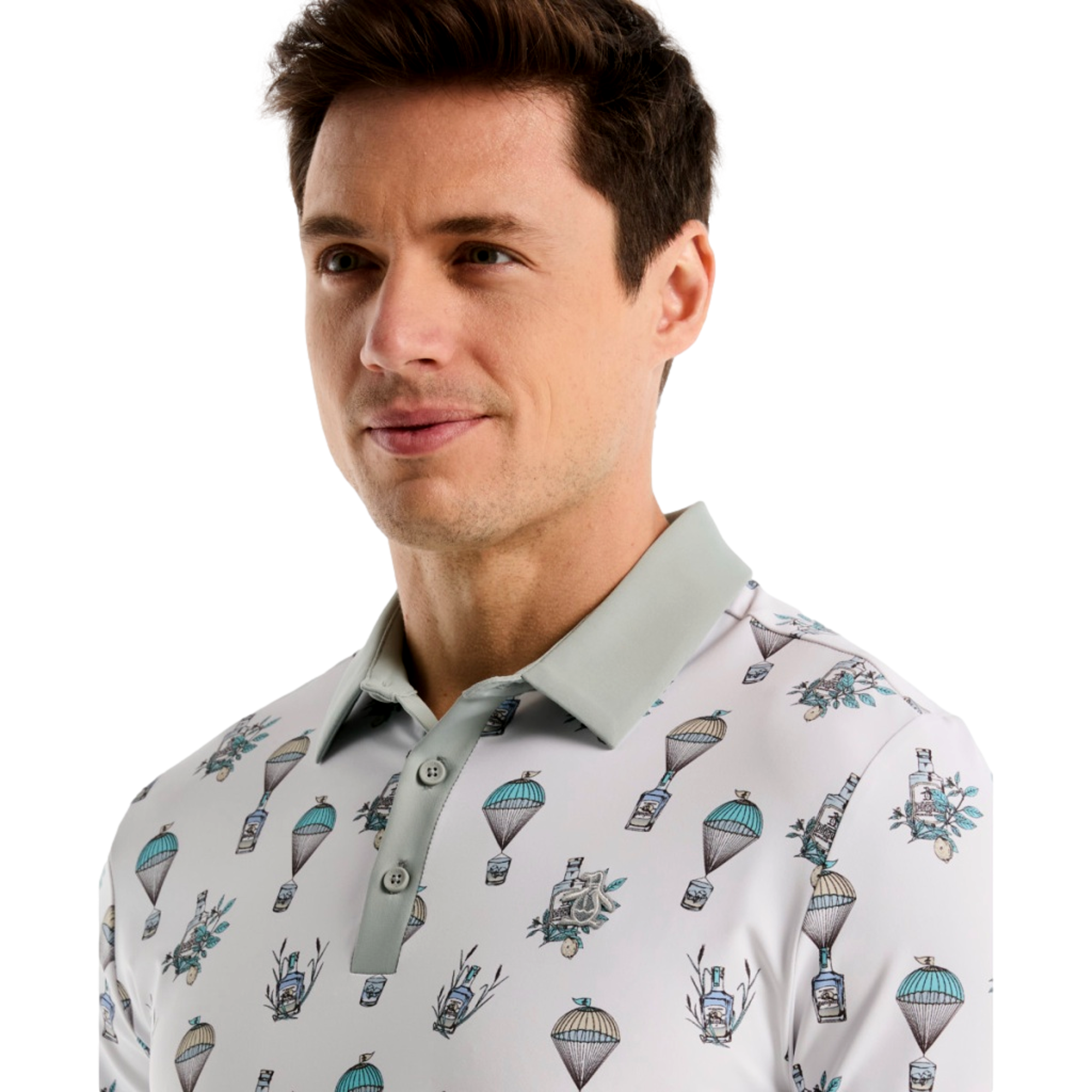Pete's Botanical Drink Men's Golf Polo Shirt
