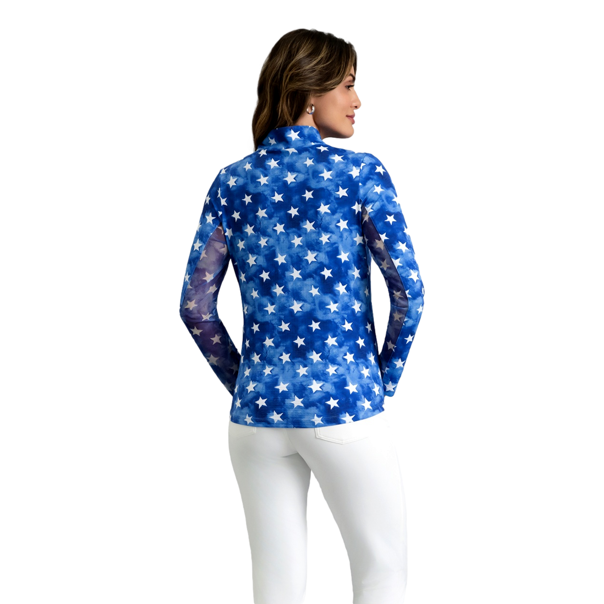 American Dream Mockneck Women's Golf Quarter Zip