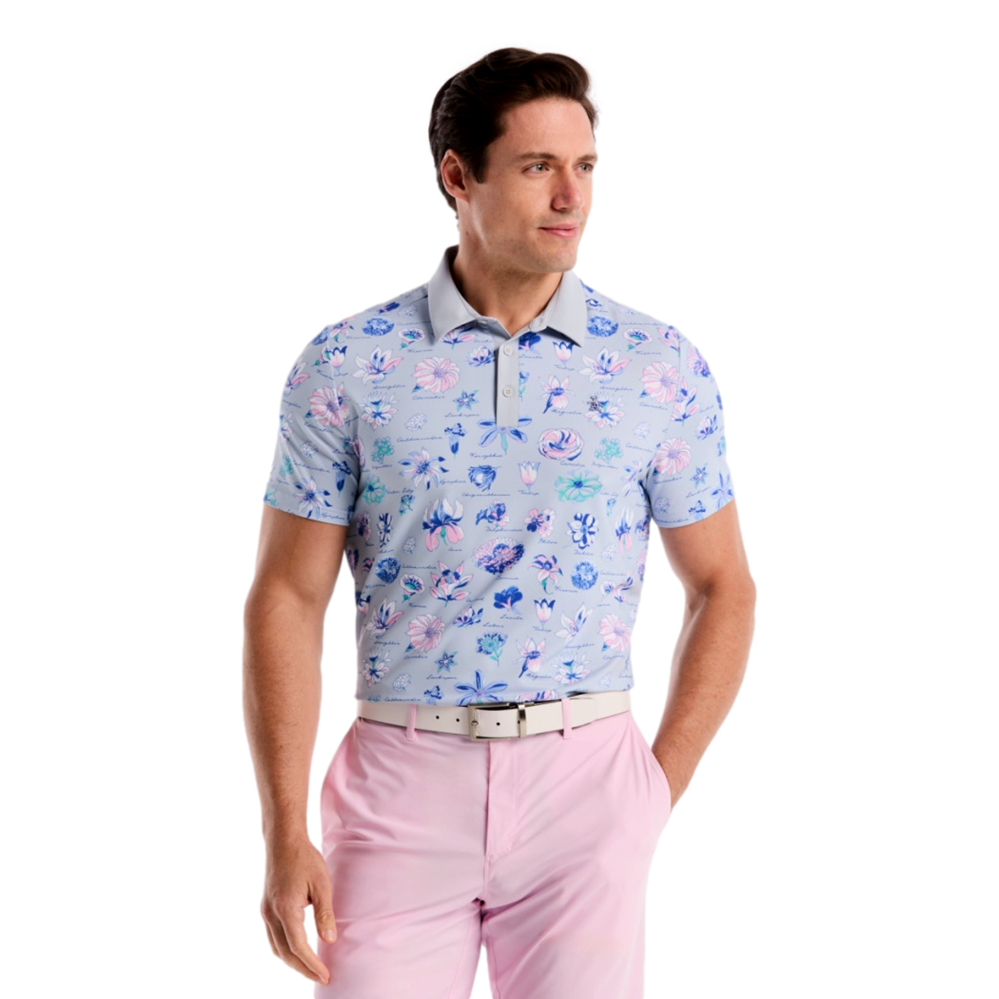 Pete's Water Color Study Men's Golf Polo Shirt