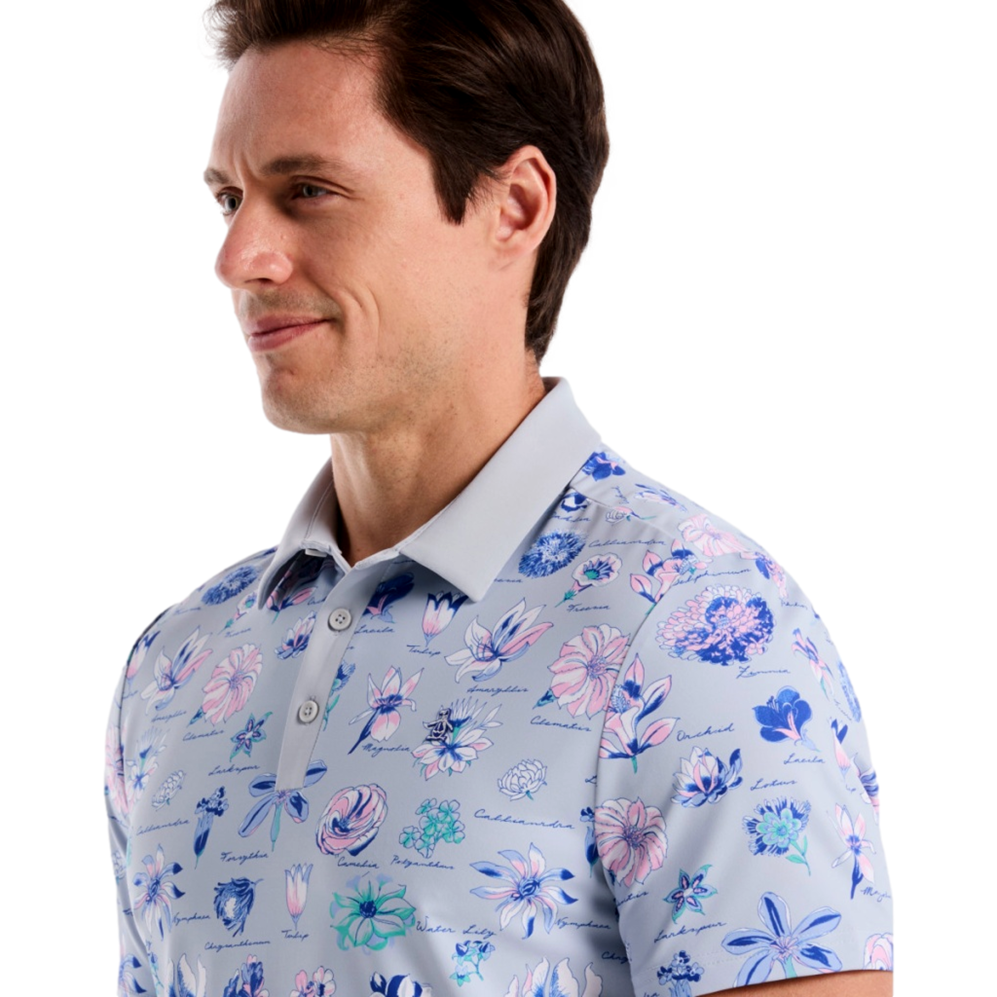 Pete's Water Color Study Men's Golf Polo Shirt
