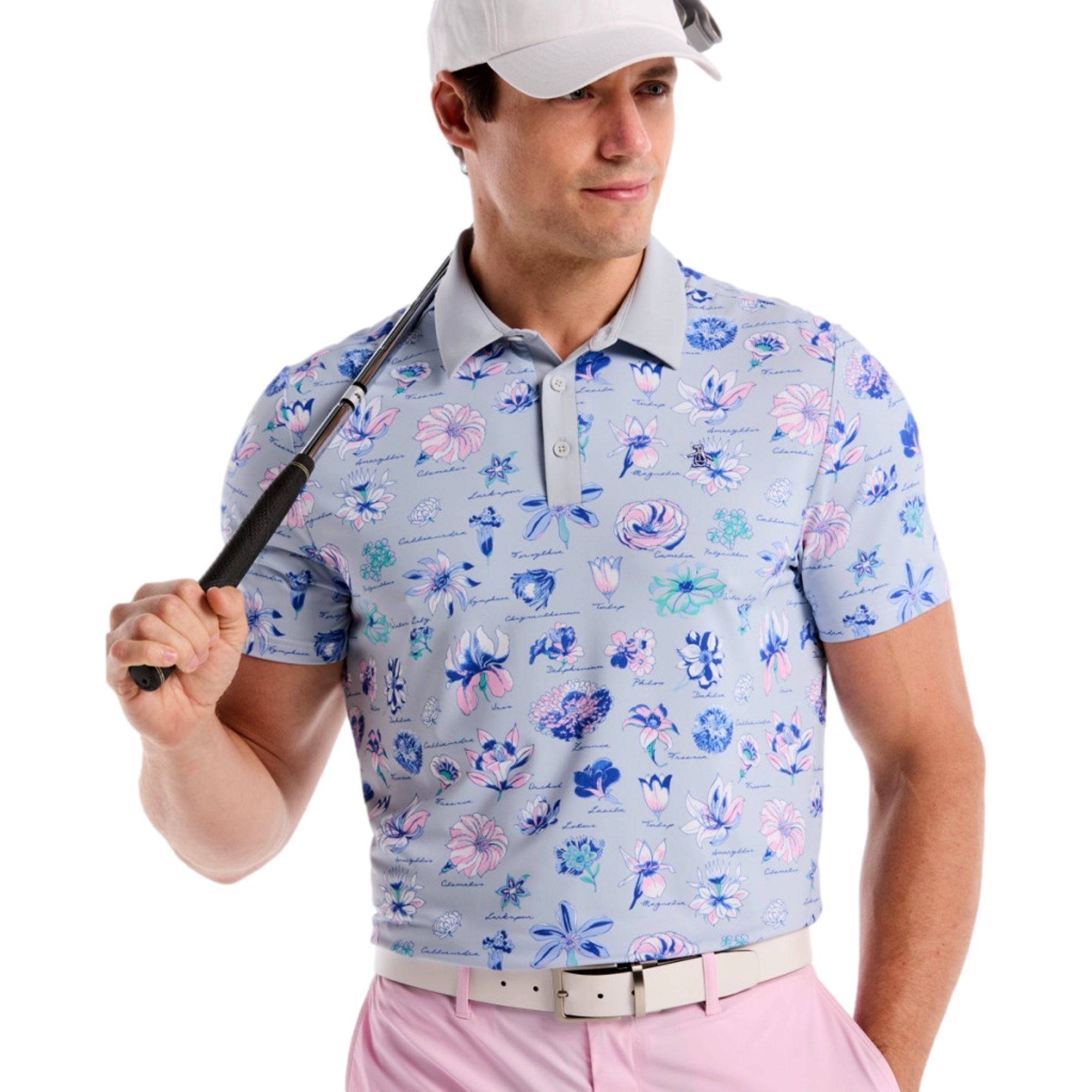 Pete's Water Color Study Men's Golf Polo Shirt