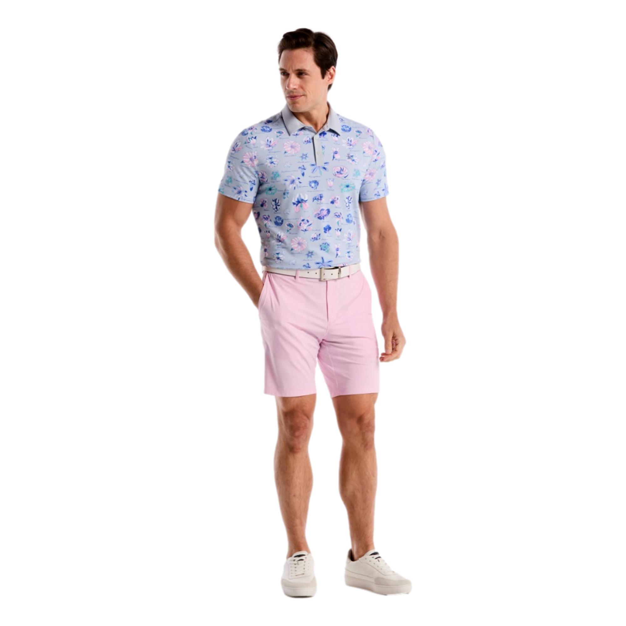Pete's Water Color Study Men's Golf Polo Shirt