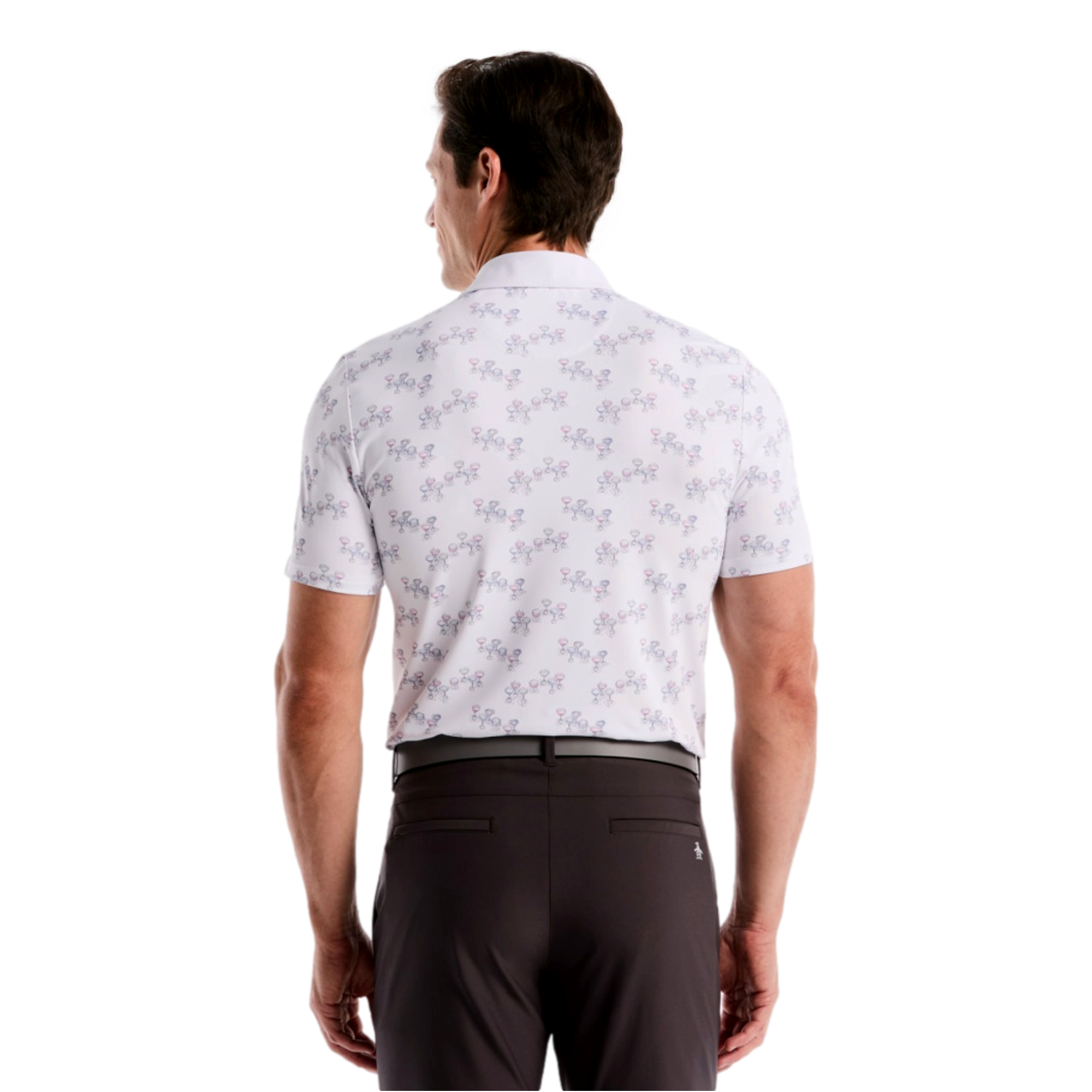 Aerial Cocktail Men's Golf Polo Shirt