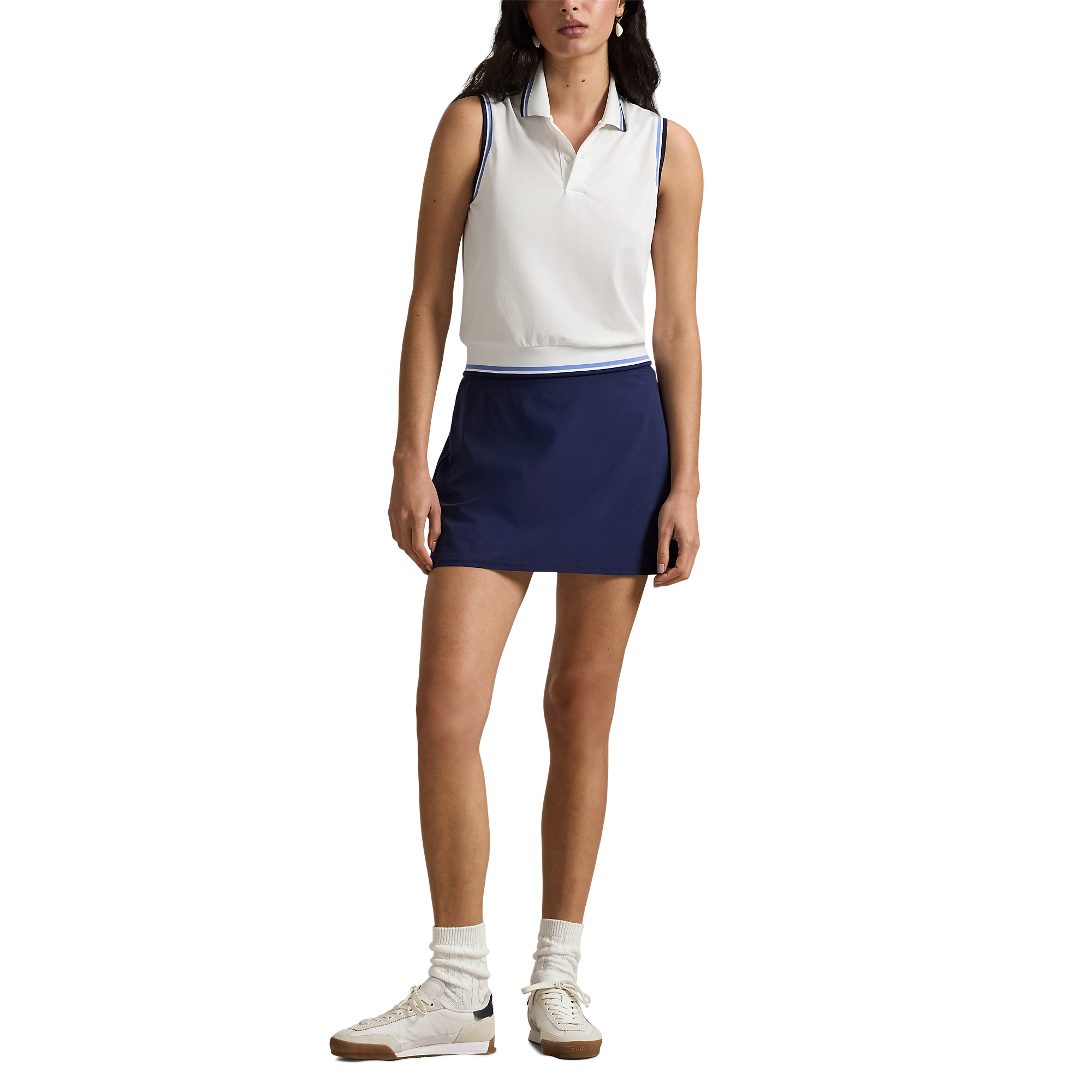 Pique Women's Sleeveless Golf Polo Shirt