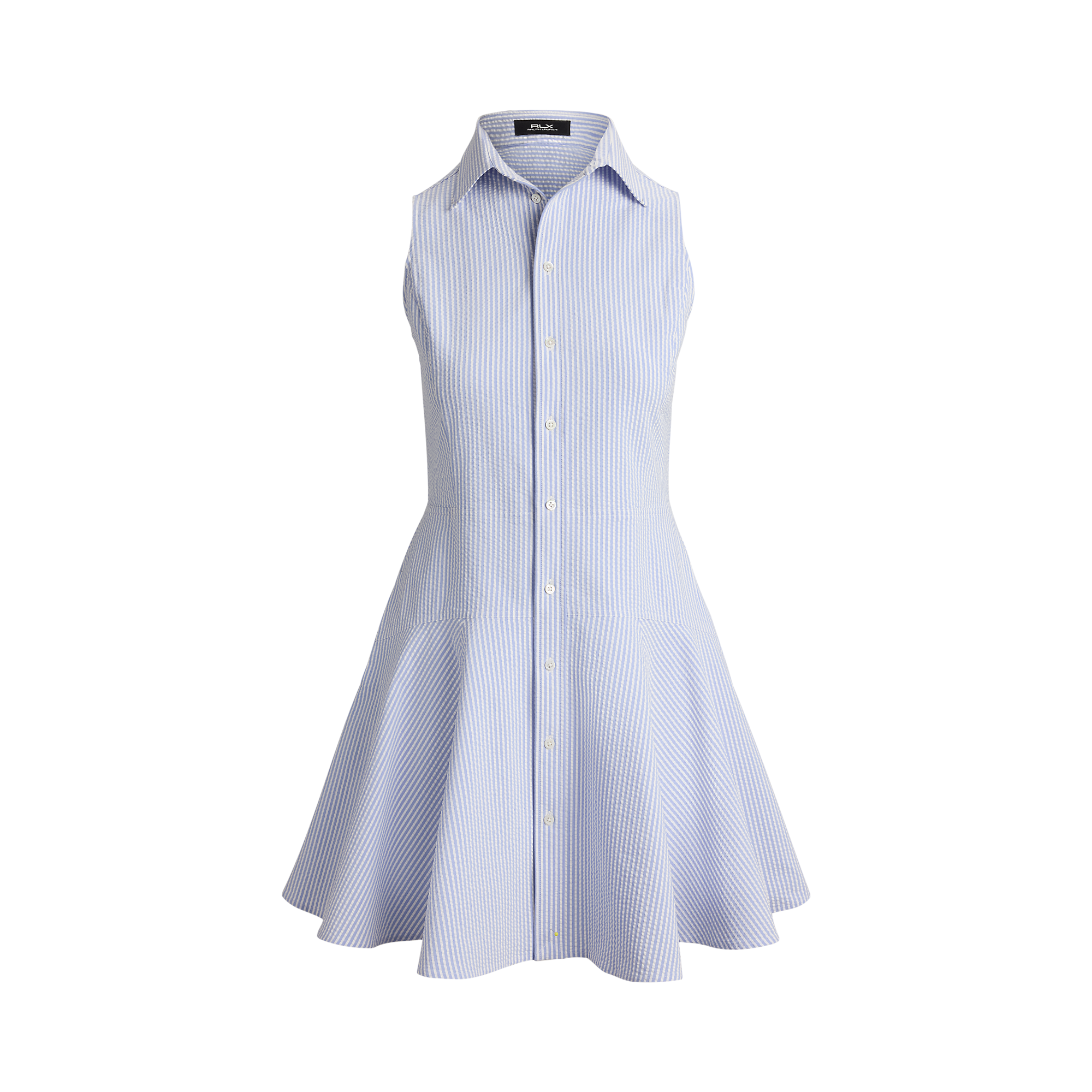 Seersucker Women's Sleeveless Golf Dress