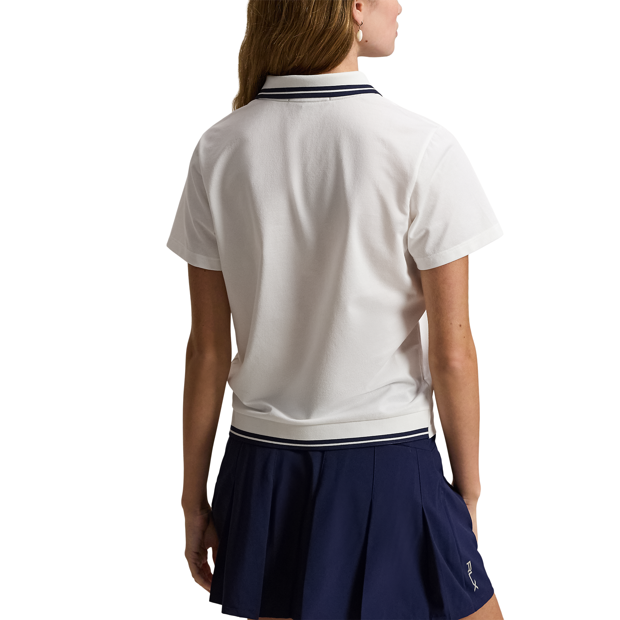 Jersey Layered Cololar Women's Short Sleeve Golf Polo Shirt