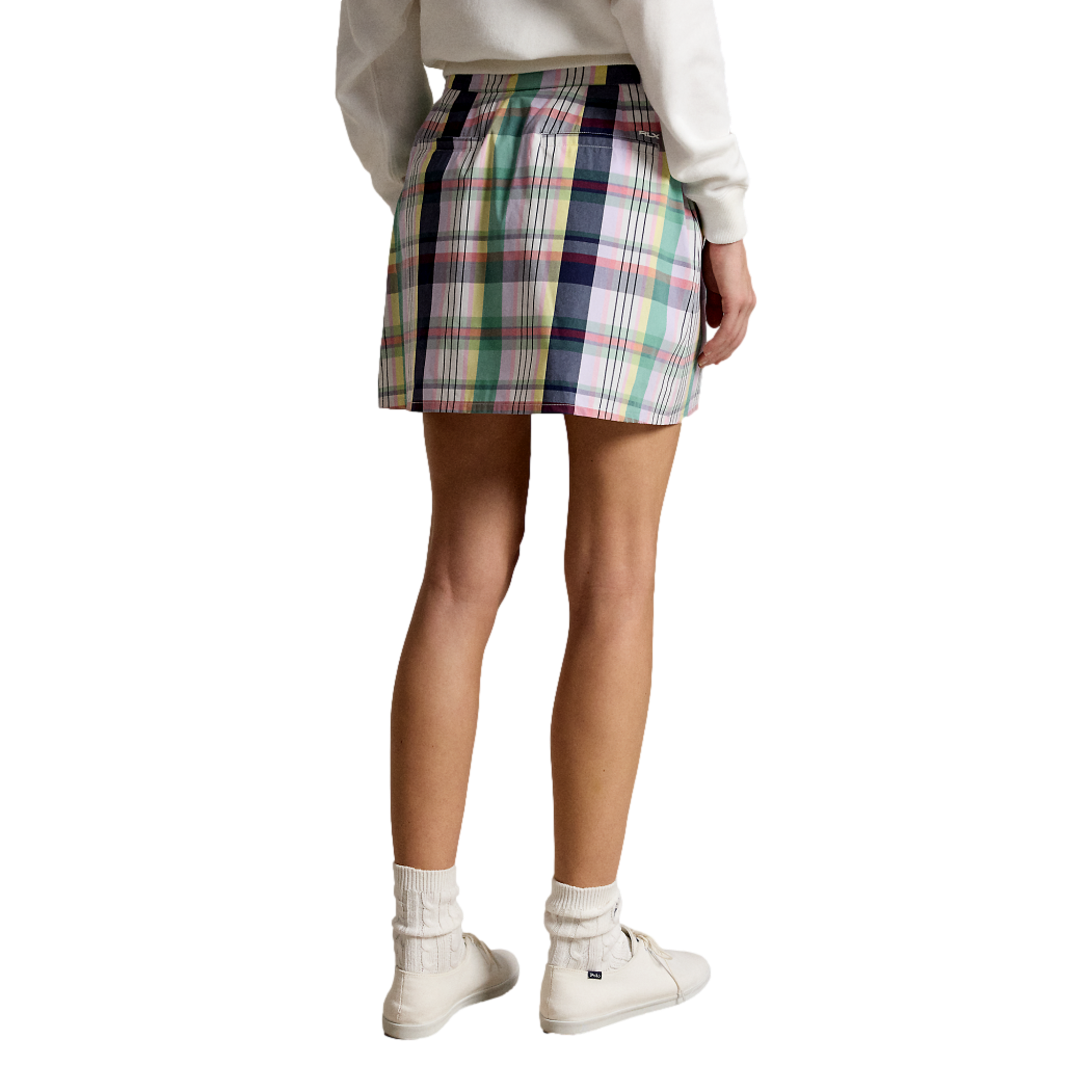 Plaid Aim 4-Way Stretch Women's 15" Golf Skort