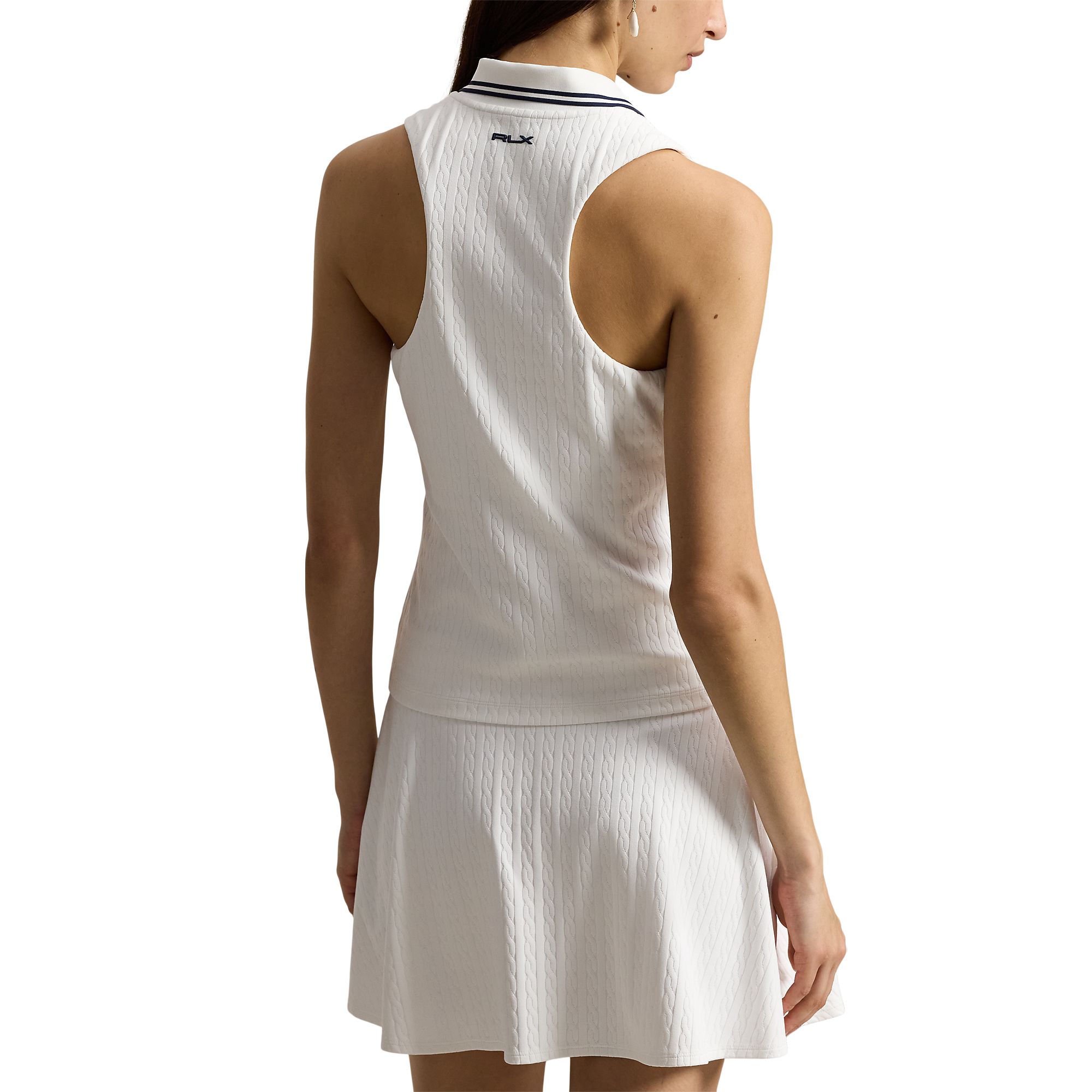 Slim Fit Racerback Women's Sleeveless Golf Polo Shirt