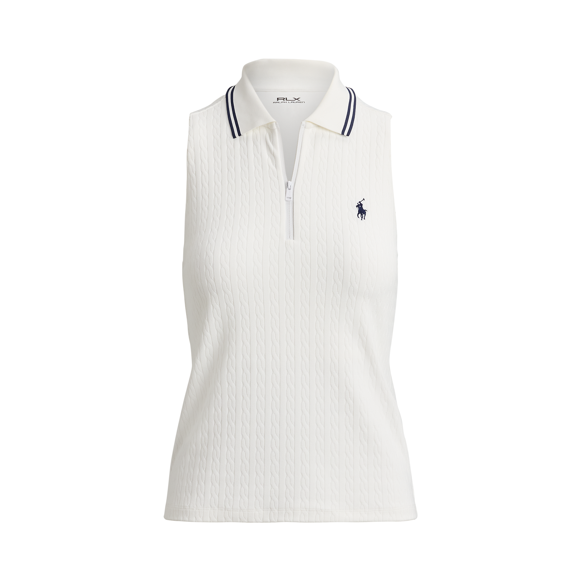 Slim Fit Racerback Women's Sleeveless Golf Polo Shirt
