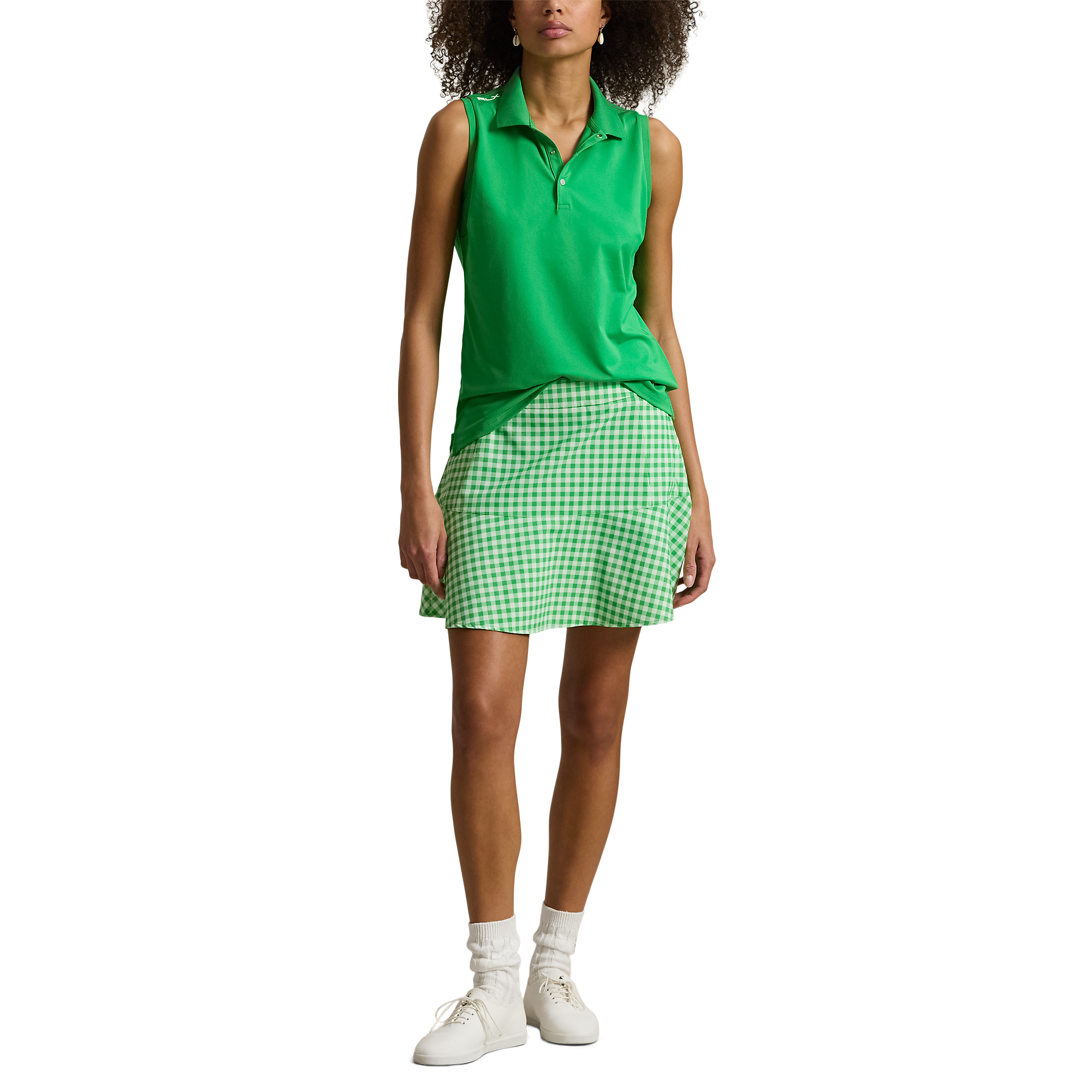 Classic Fit Women's Sleeveless Golf Polo Shirt