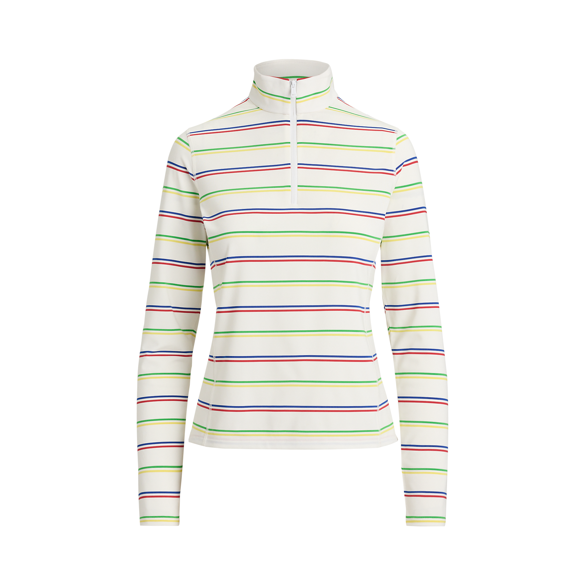 Striped Lightweight Airflow Women's Golf Quarter Zip