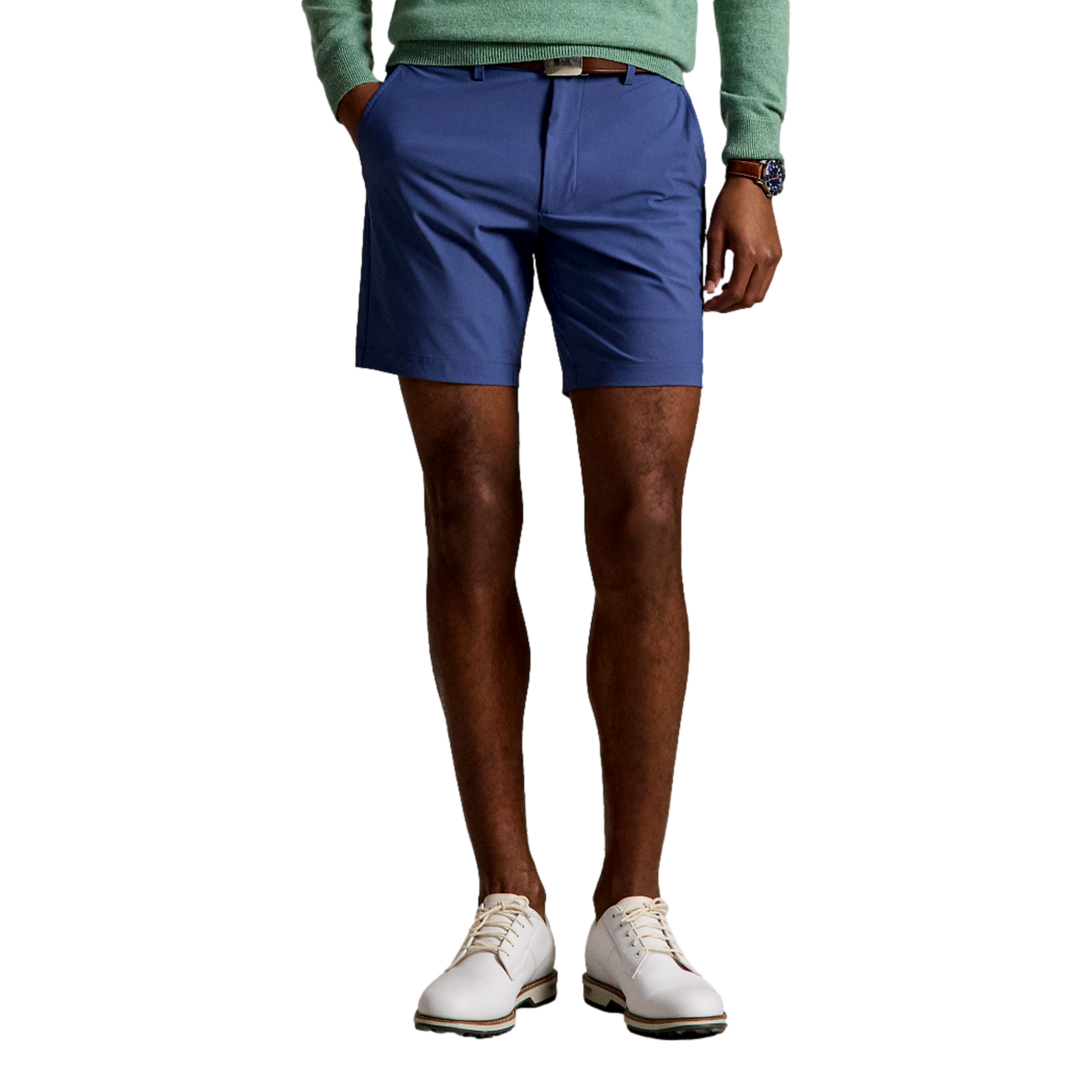 Stretch Knit Woven Men's 8" Golf Shorts