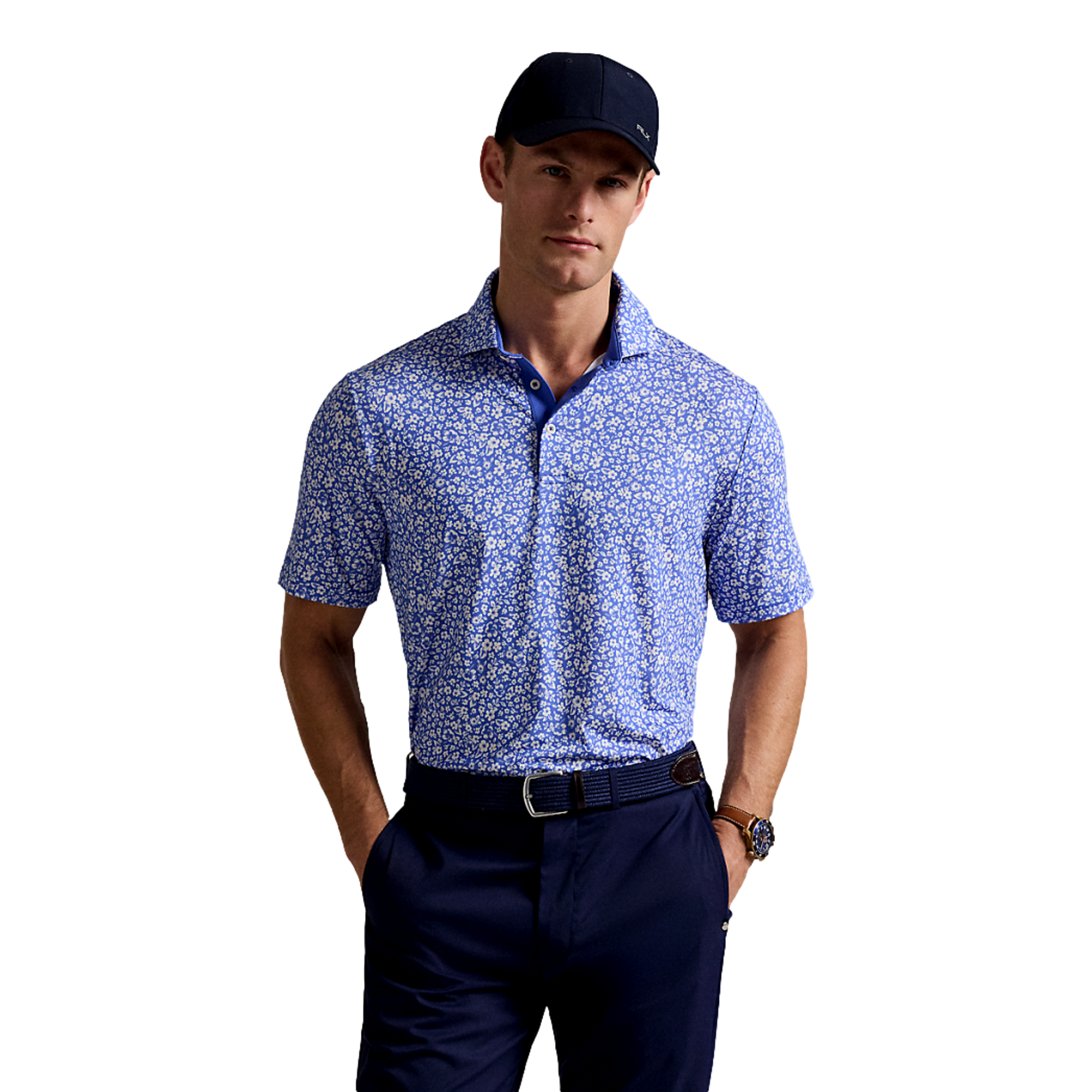 Classic Fit Performance Men's Golf Polo Shirt