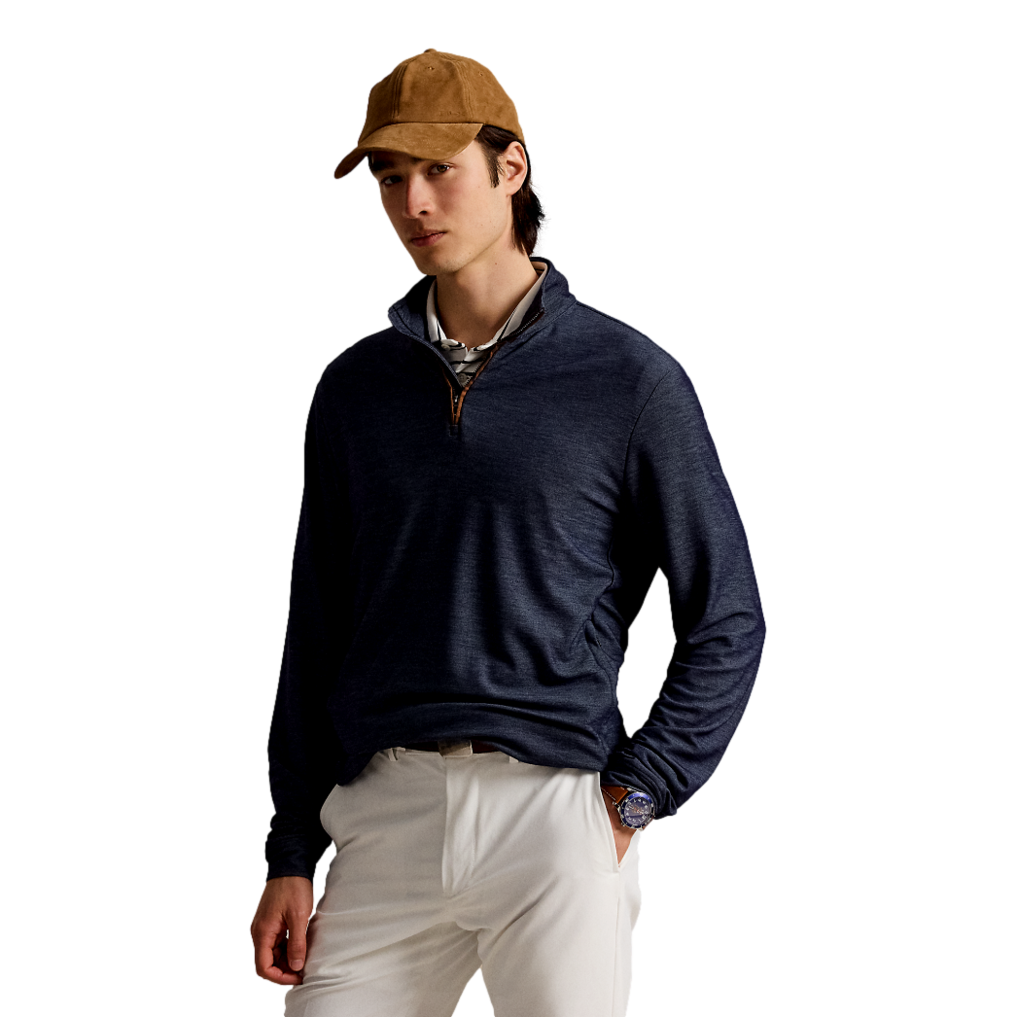 Movement Mesh Knit Men's Golf Quarter Zip