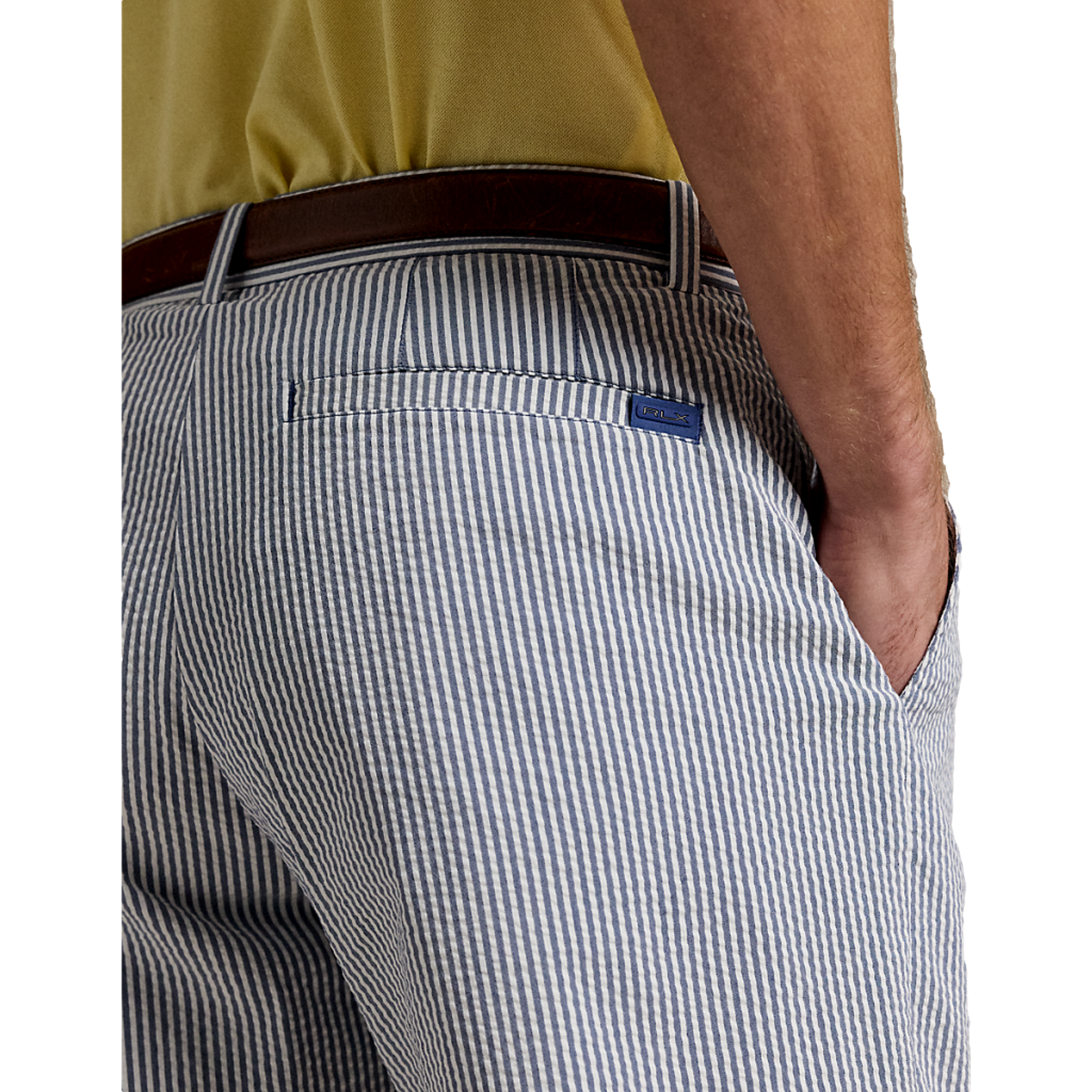 Seersucker Woven Men's 8" Golf Shorts