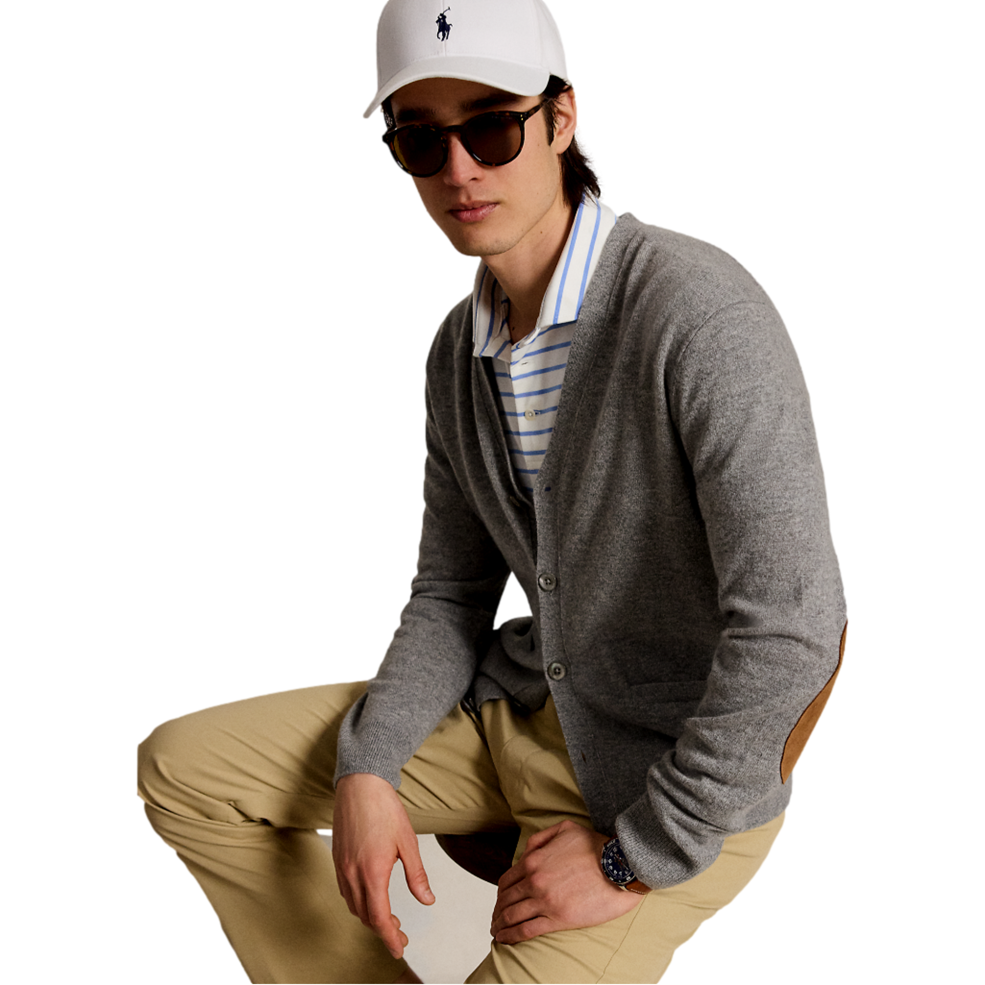 Performance Airflow Knit Men's Golf Polo Shirt