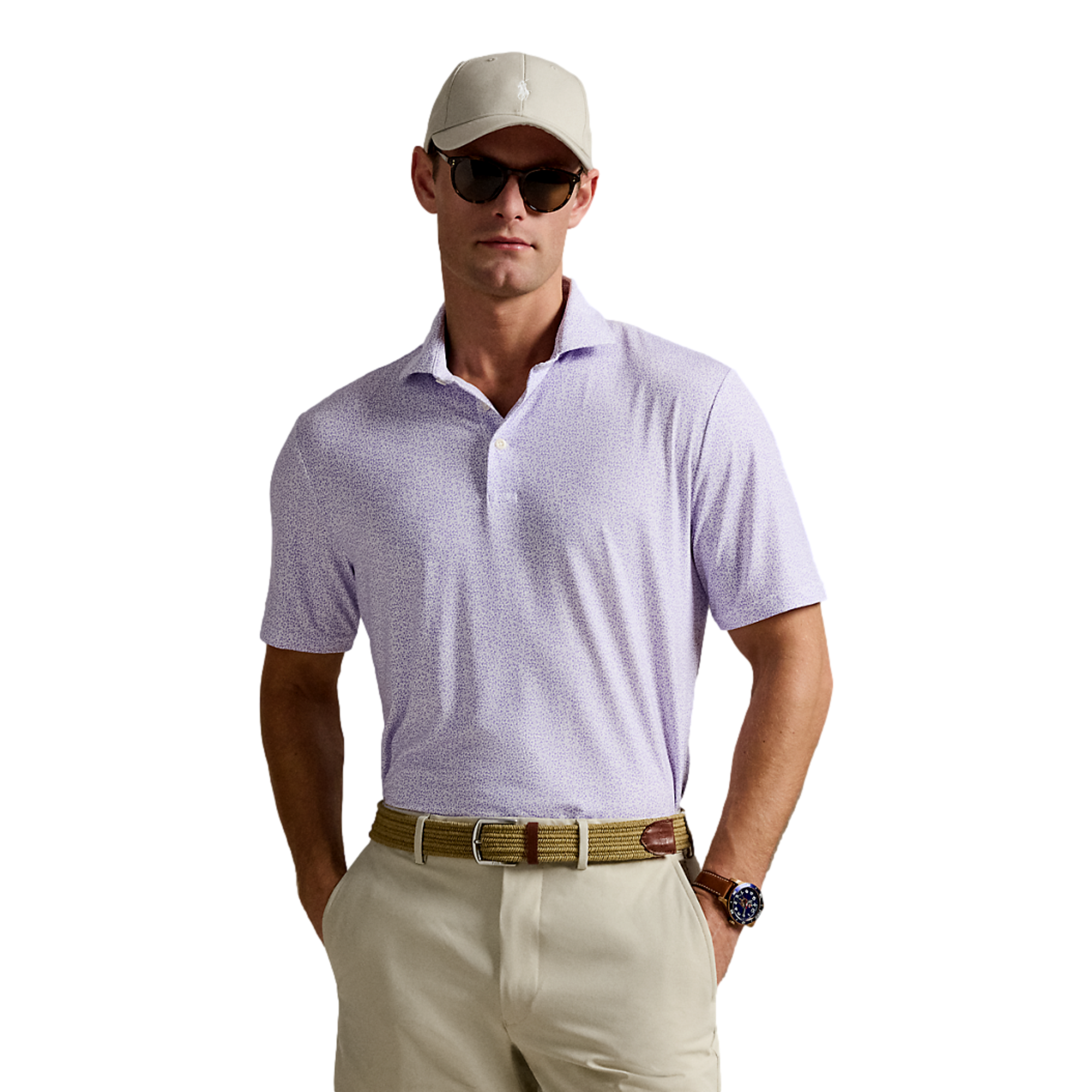 Performance Airflow Knit Men's Golf Polo Shirt