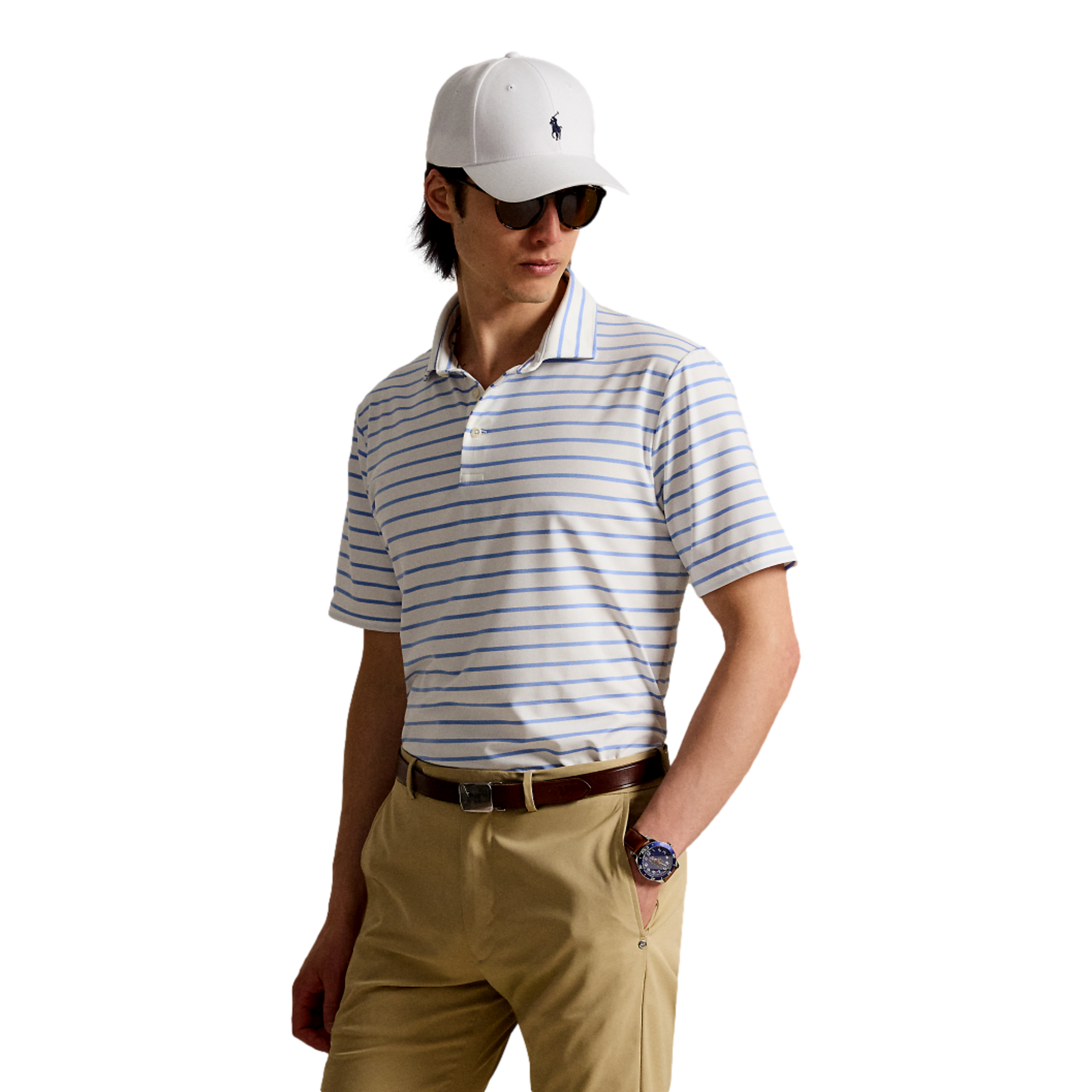 Performance Airflow Knit Men's Golf Polo Shirt