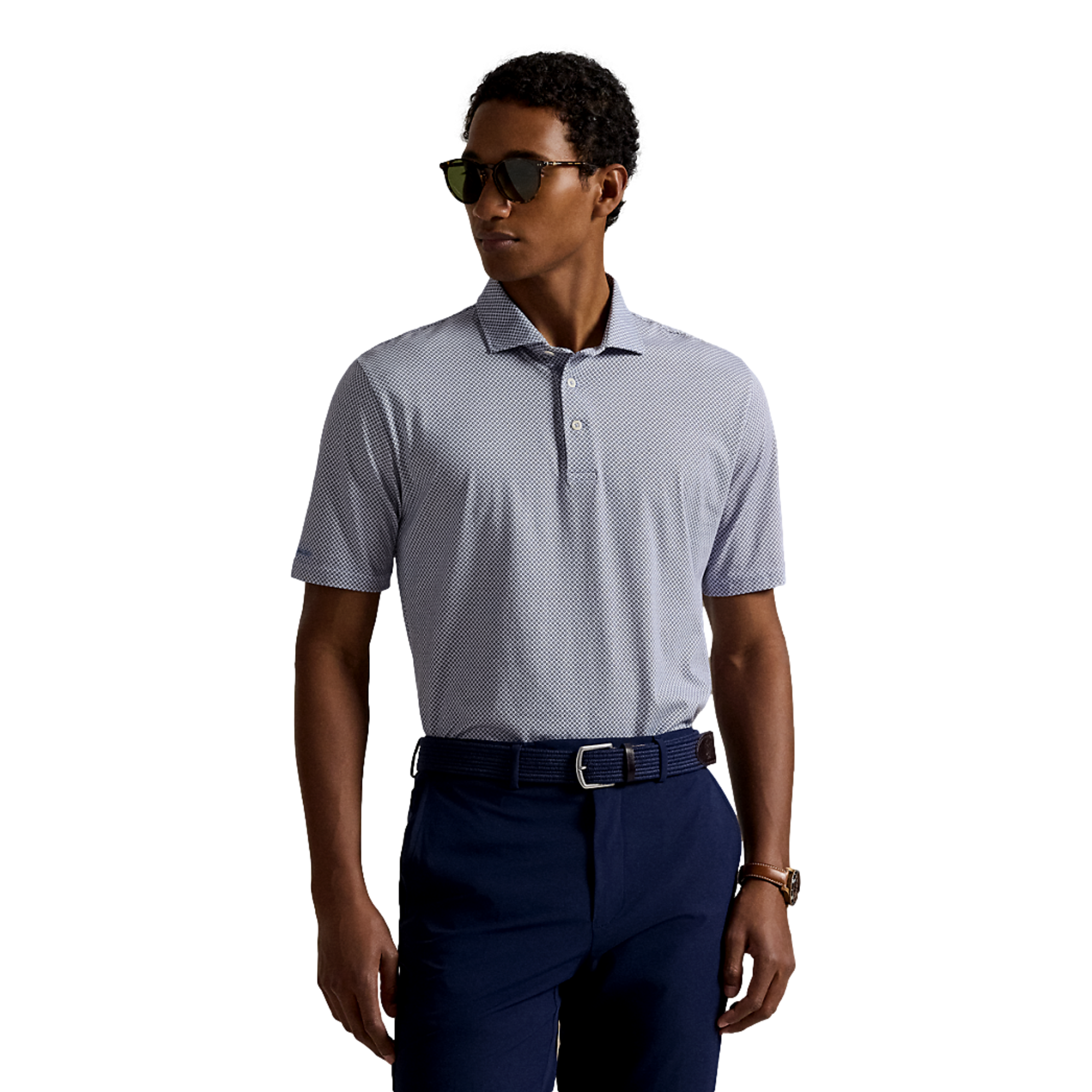 Cotton Jersey Knit Men's Golf Polo Shirt