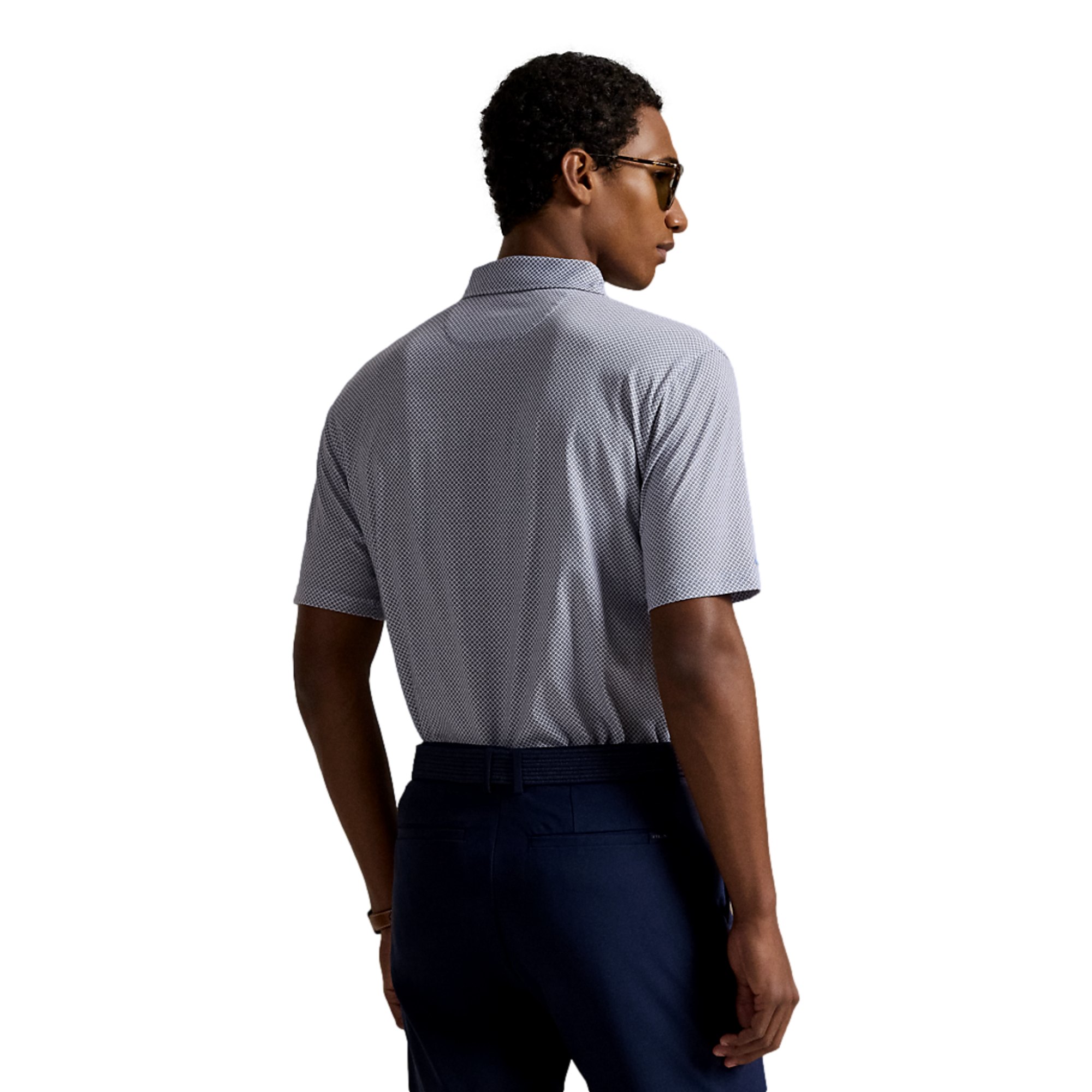 Cotton Jersey Knit Men's Golf Polo Shirt