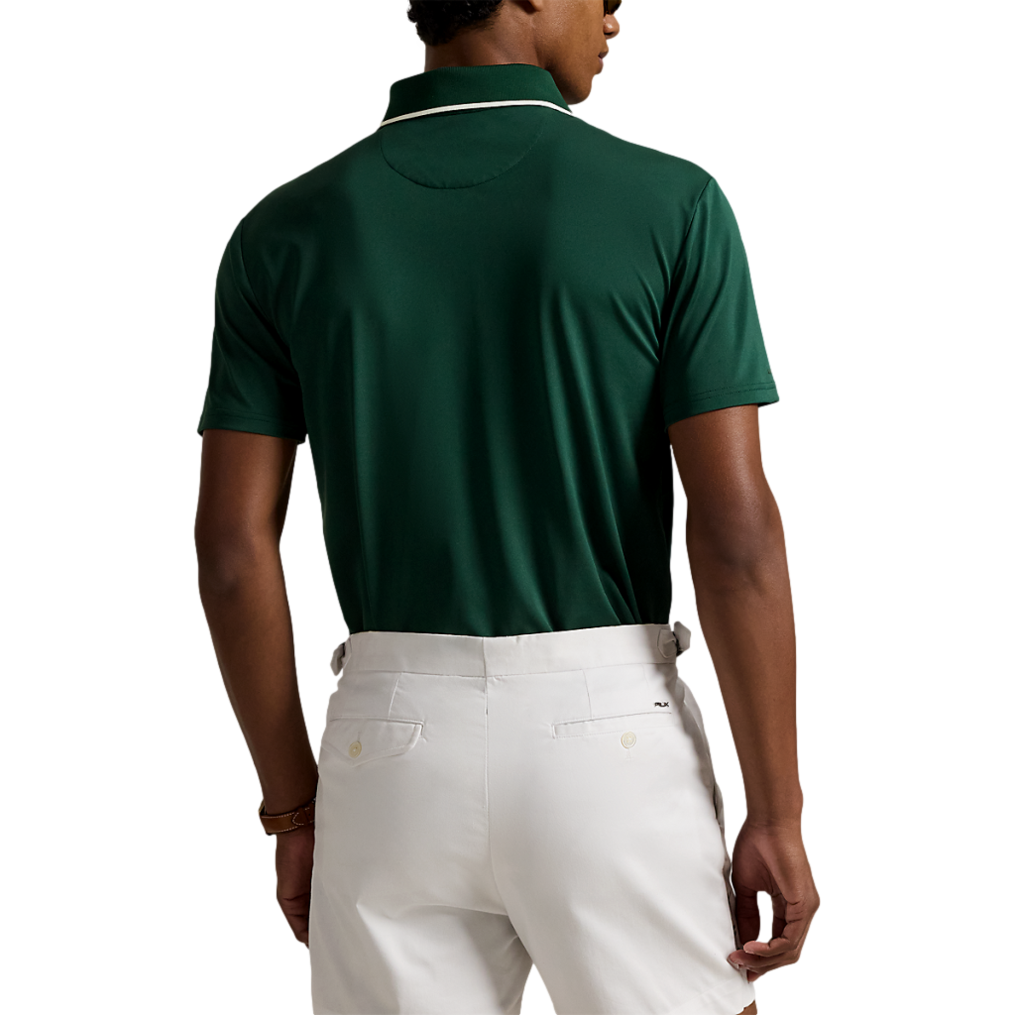 Pique Knit Polo Bear Men's Golf Polo Shirt