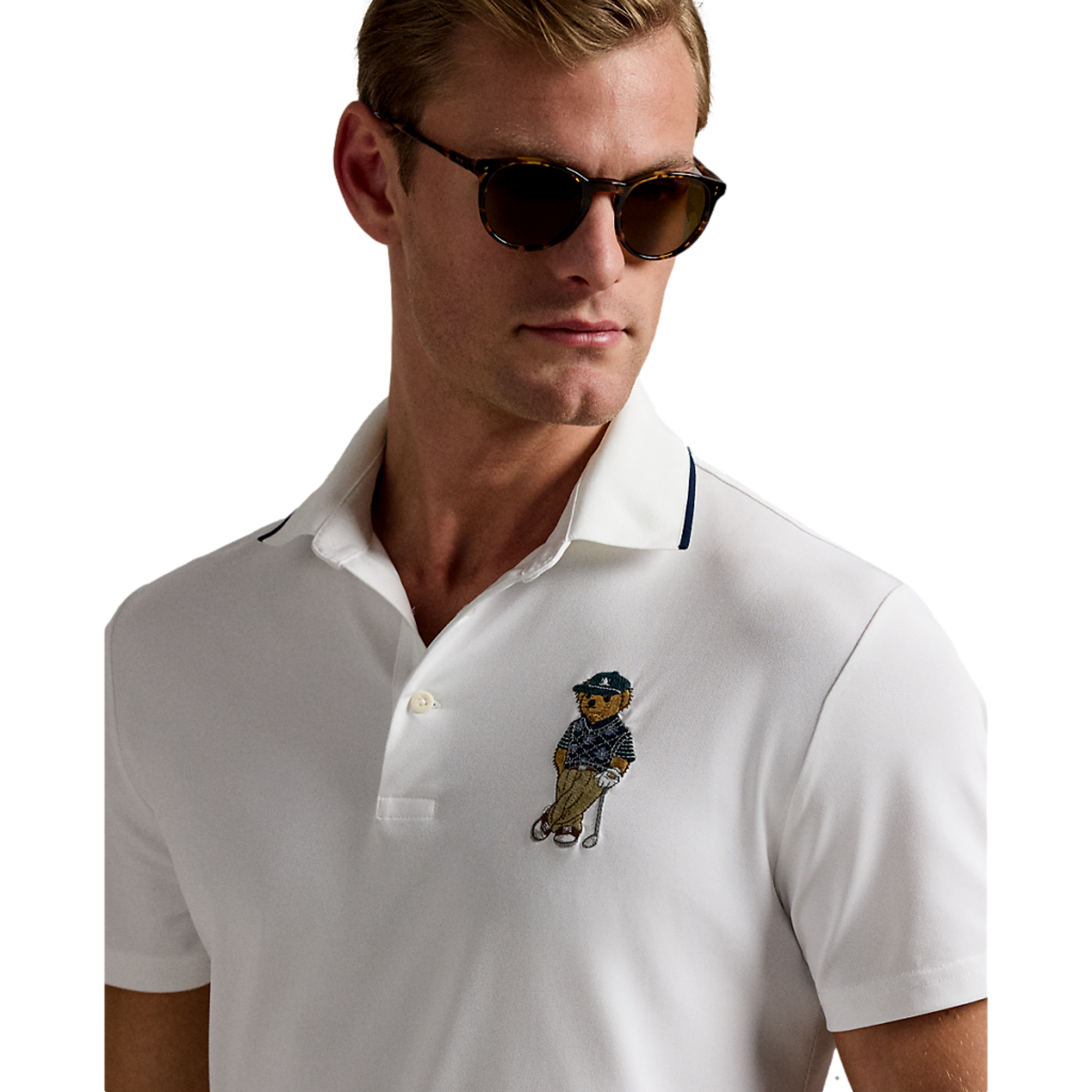 SP26D2: Airtech Pique Knit Bear Polo
