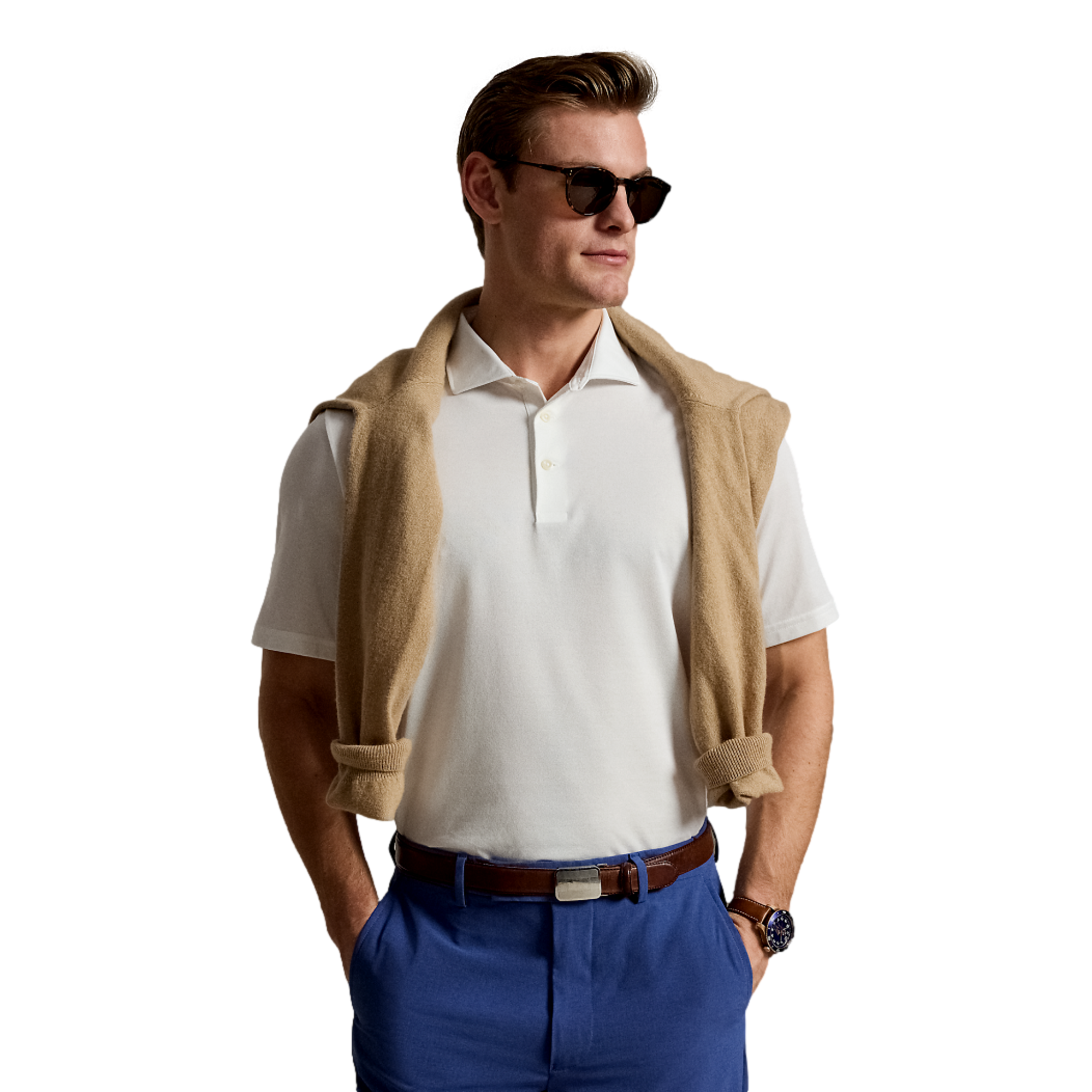 Tour Pique Knit Men's Golf Polo Shirt