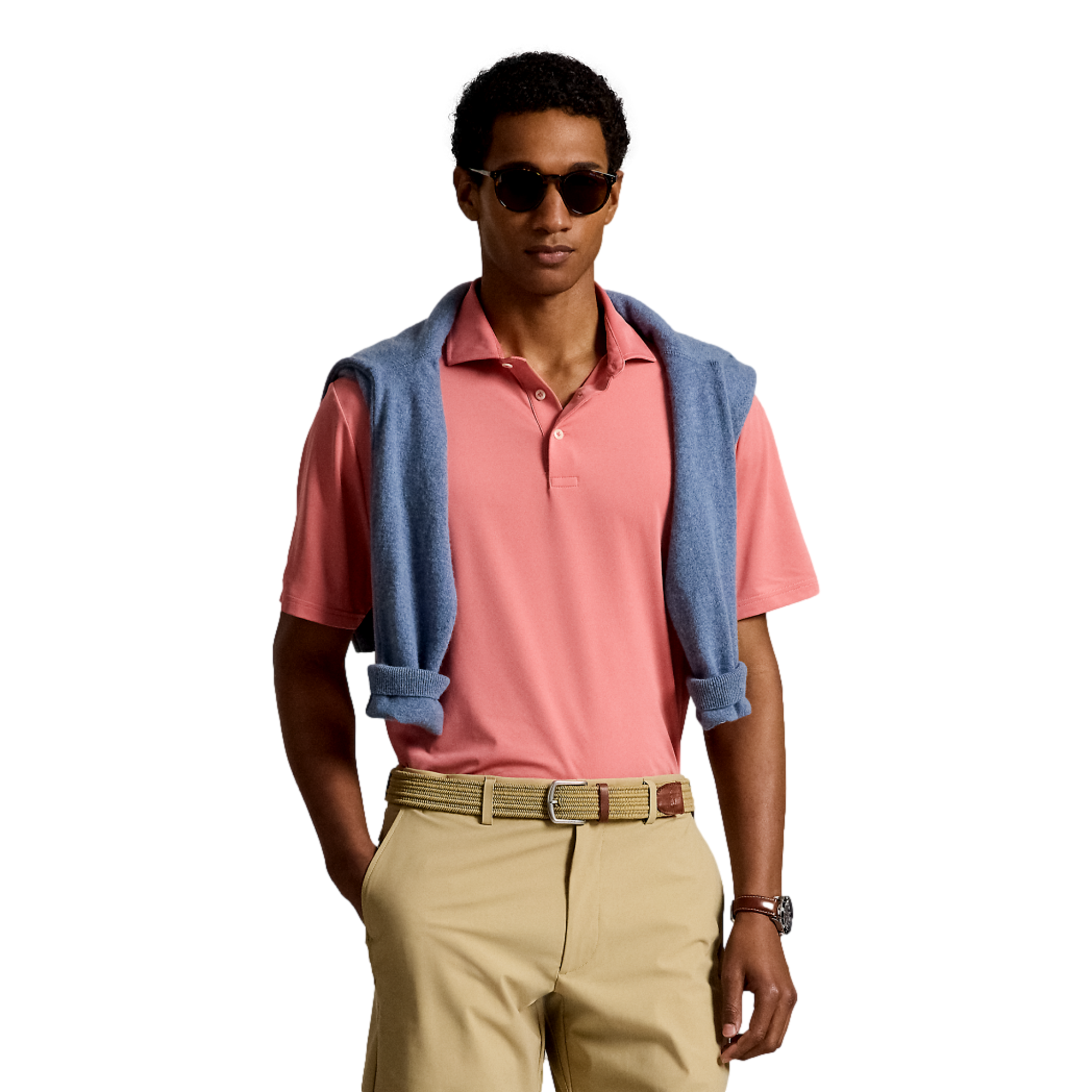 Airflow Jersey Knit Men's Golf Polo Shirt