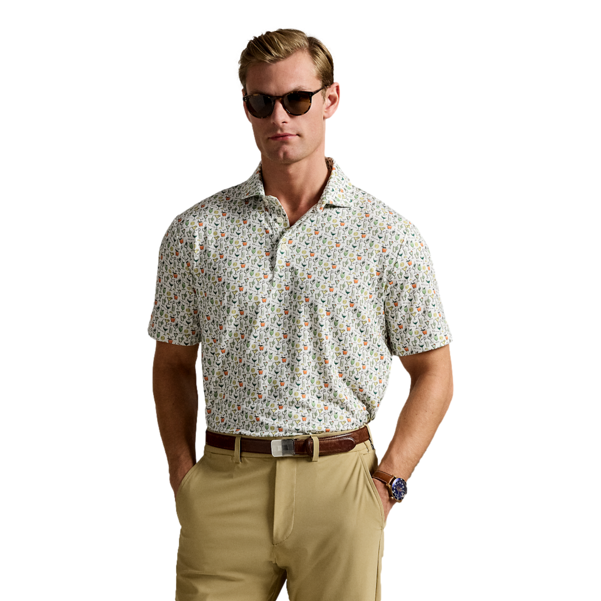 Airflow Knit Men's Golf Polo Shirt