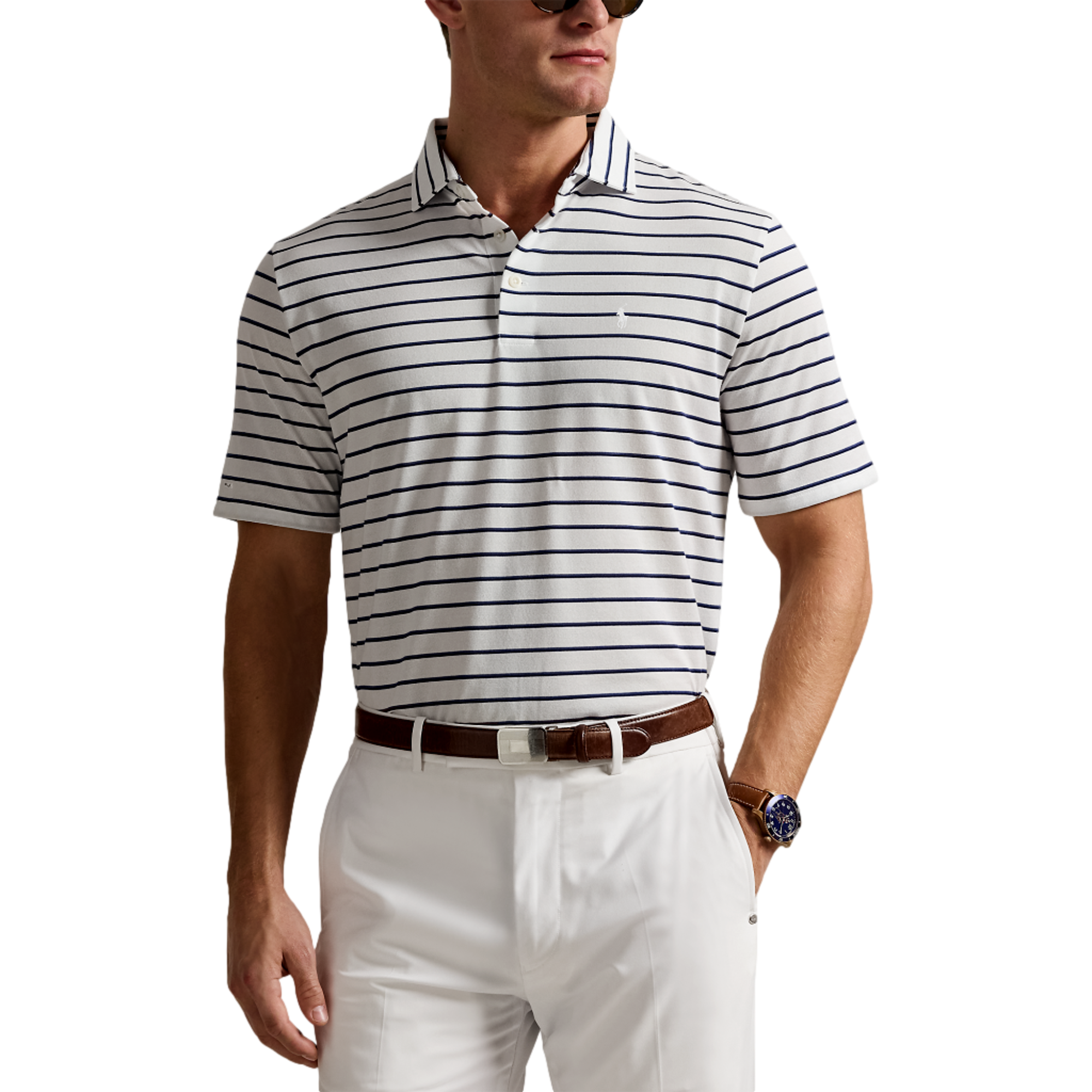 Performance Tour Pique Knit Men's Golf Polo Shirt