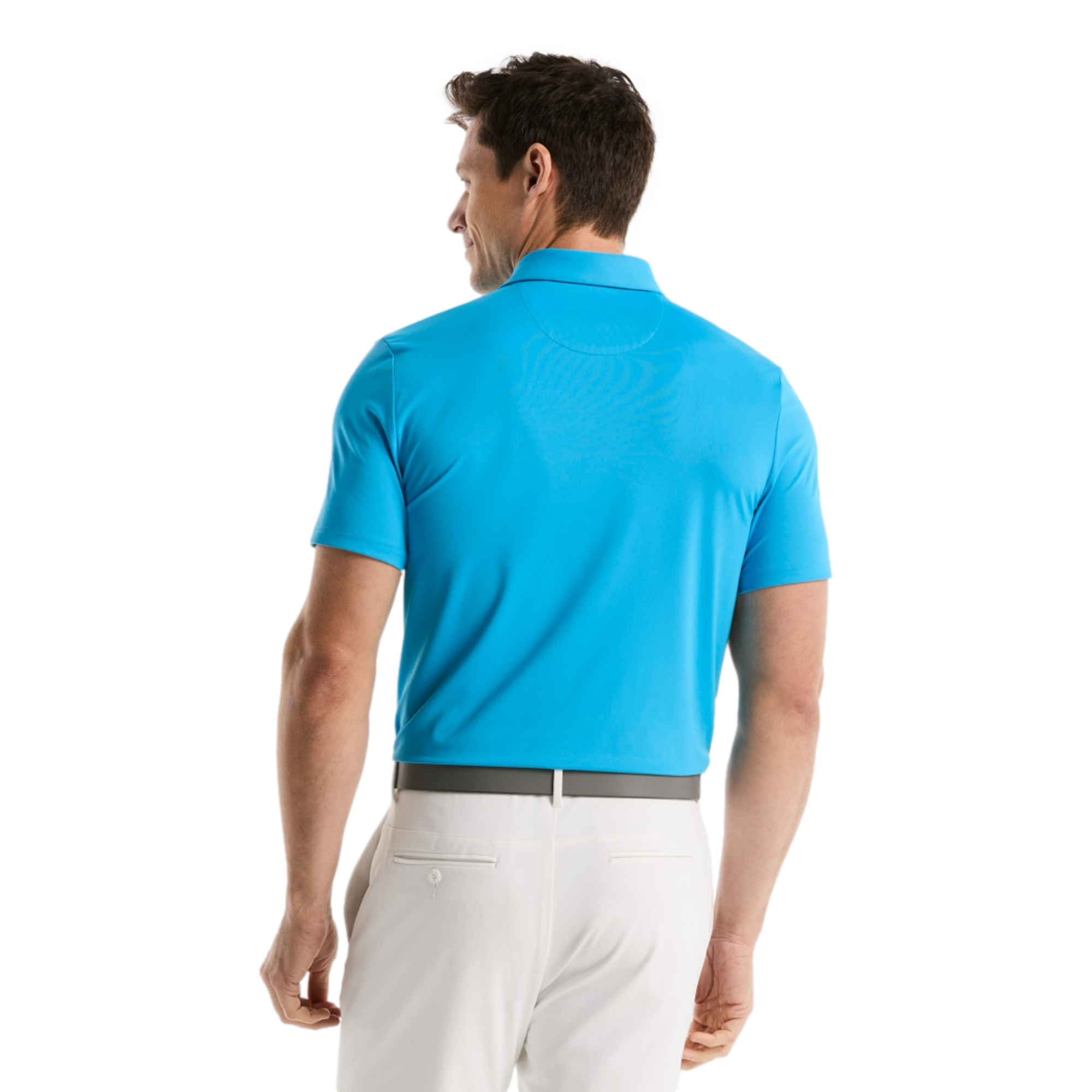 50's Block Madras Plaid Men's Golf Polo Shirt