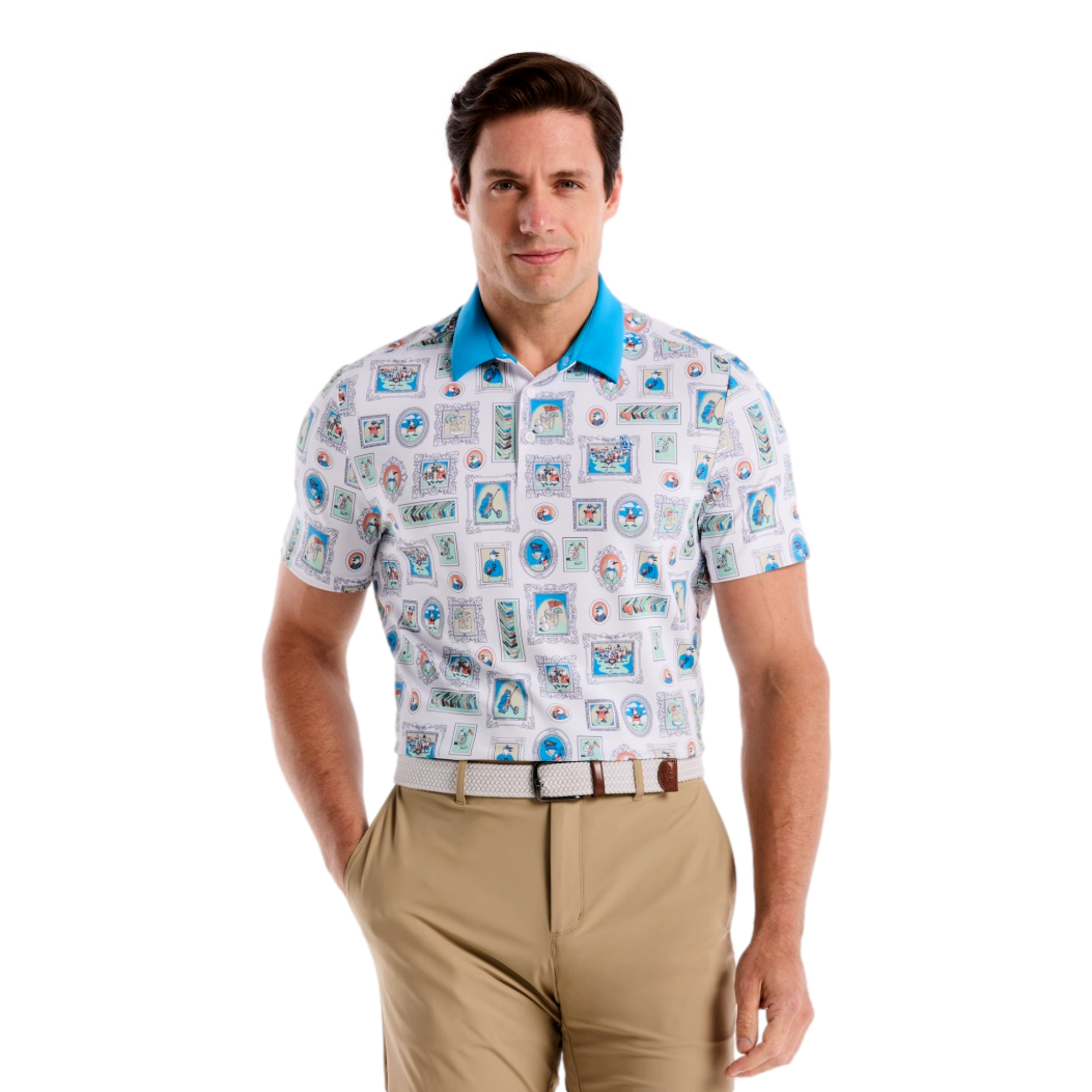 Clubhouse Wall Of Fame Men's Golf Polo Shirt