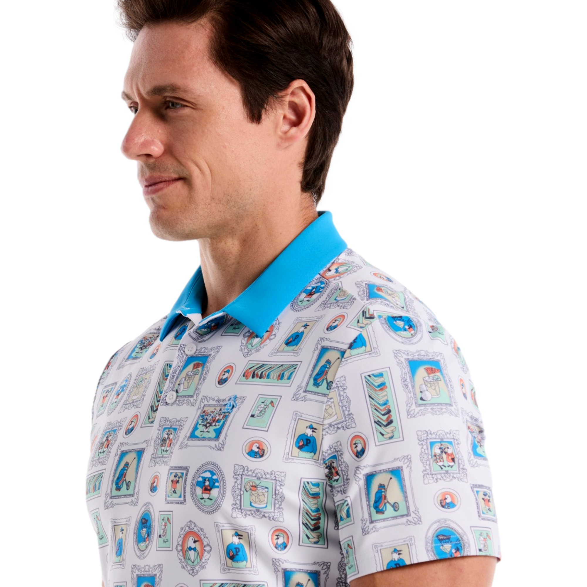 Clubhouse Wall Of Fame Men's Golf Polo Shirt