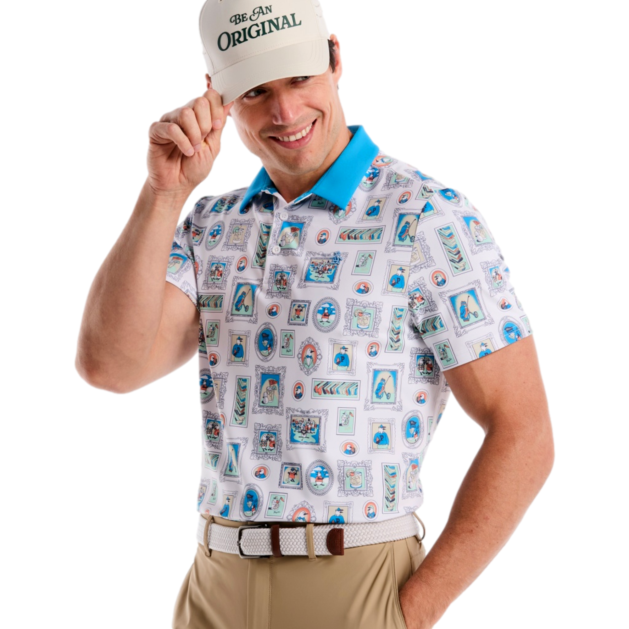 Clubhouse Wall Of Fame Men's Golf Polo Shirt