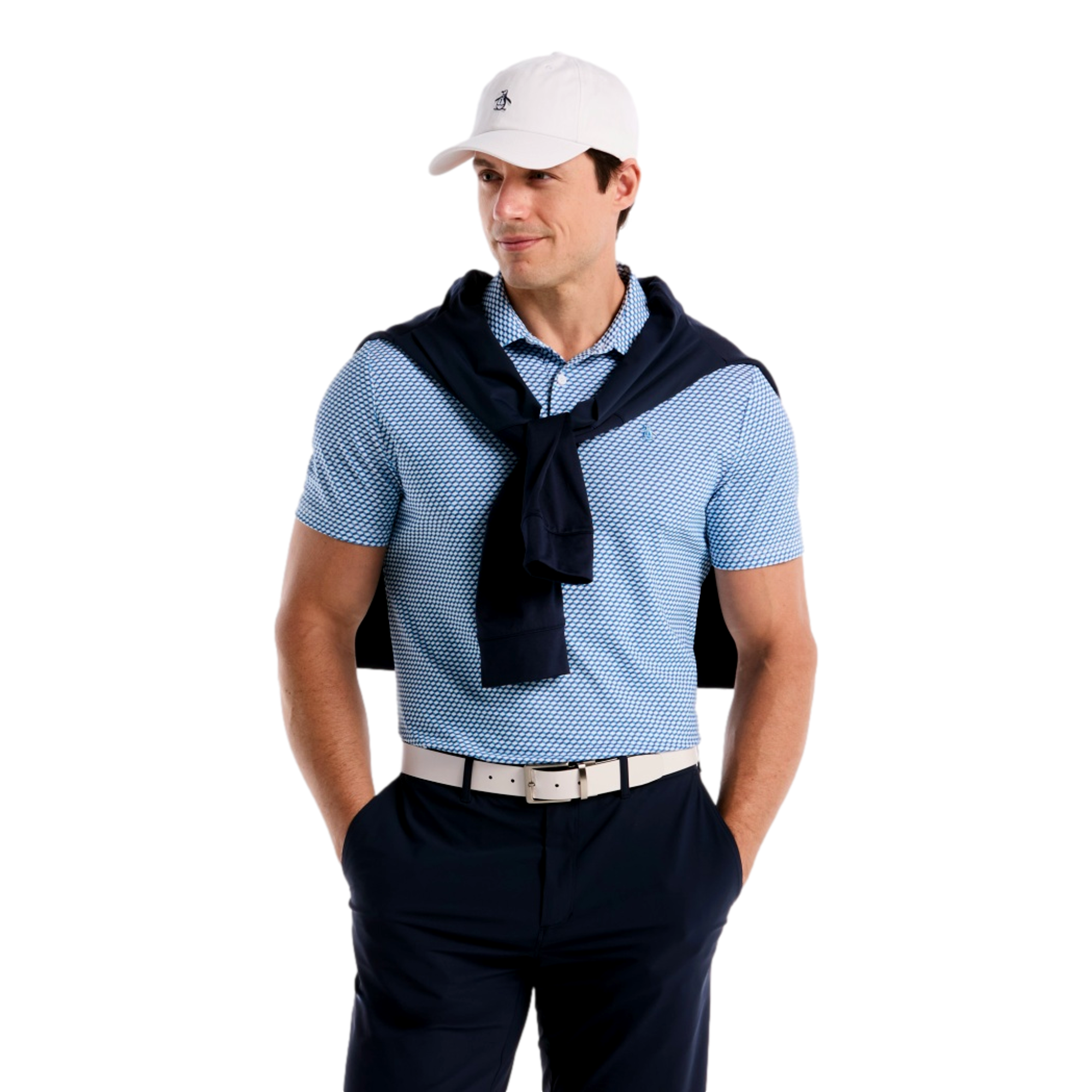 Archives Original Micro Geo Men's Golf Polo Shirt