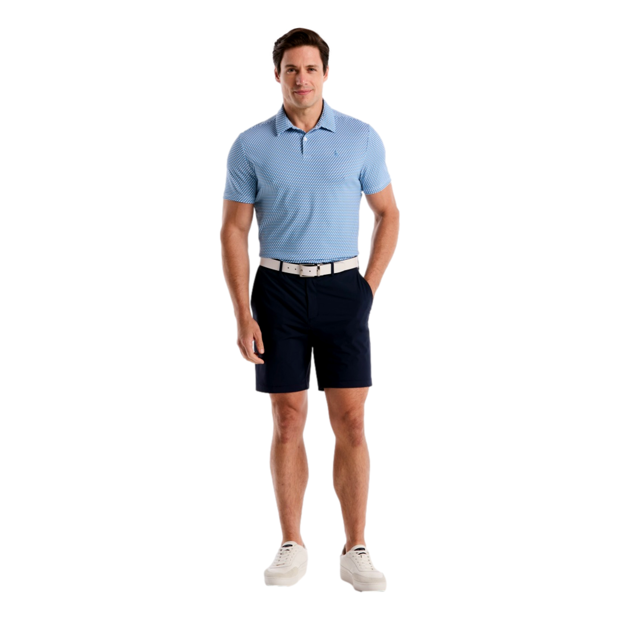 Archives Original Micro Geo Men's Golf Polo Shirt