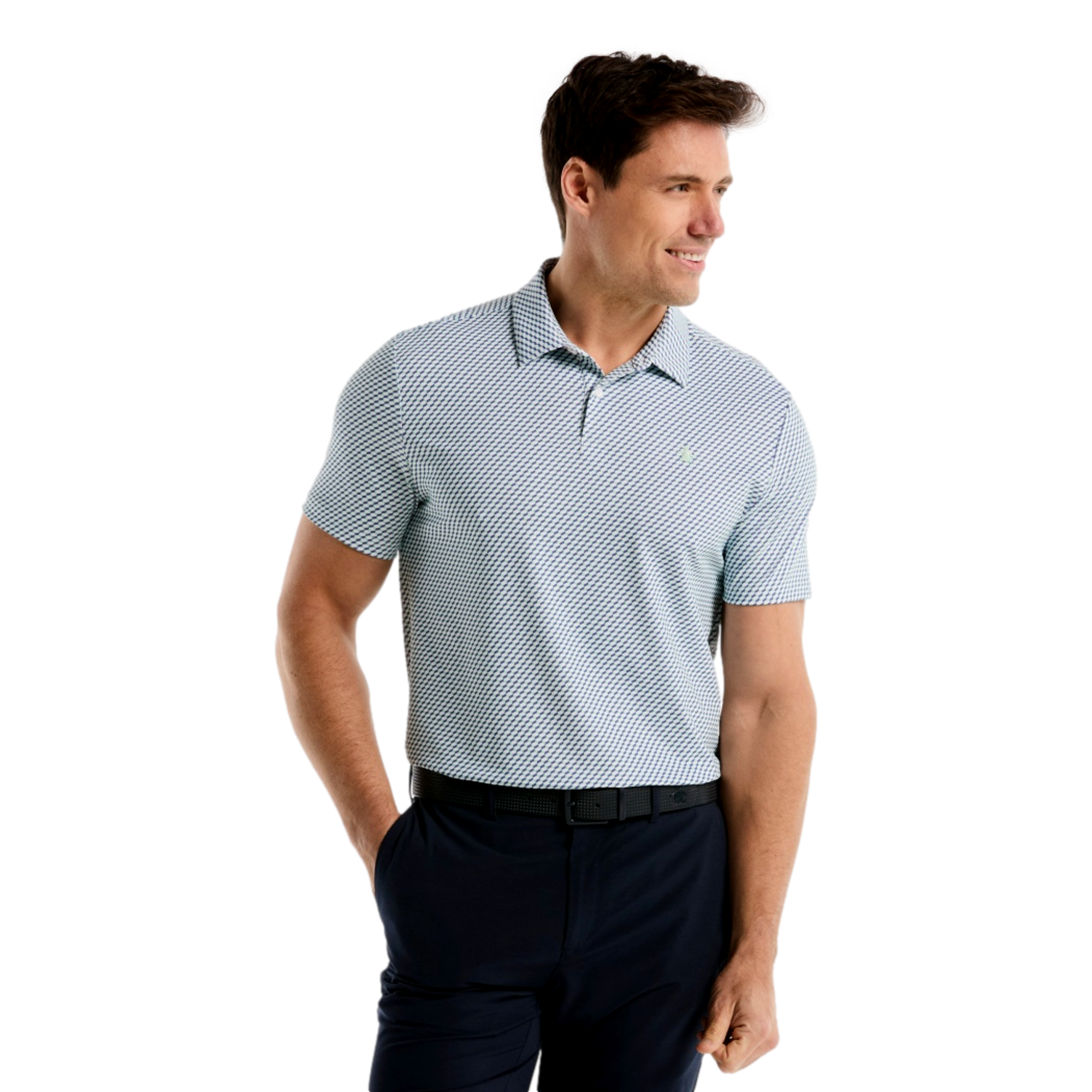 Archives Original Micro Geo Men's Golf Polo Shirt
