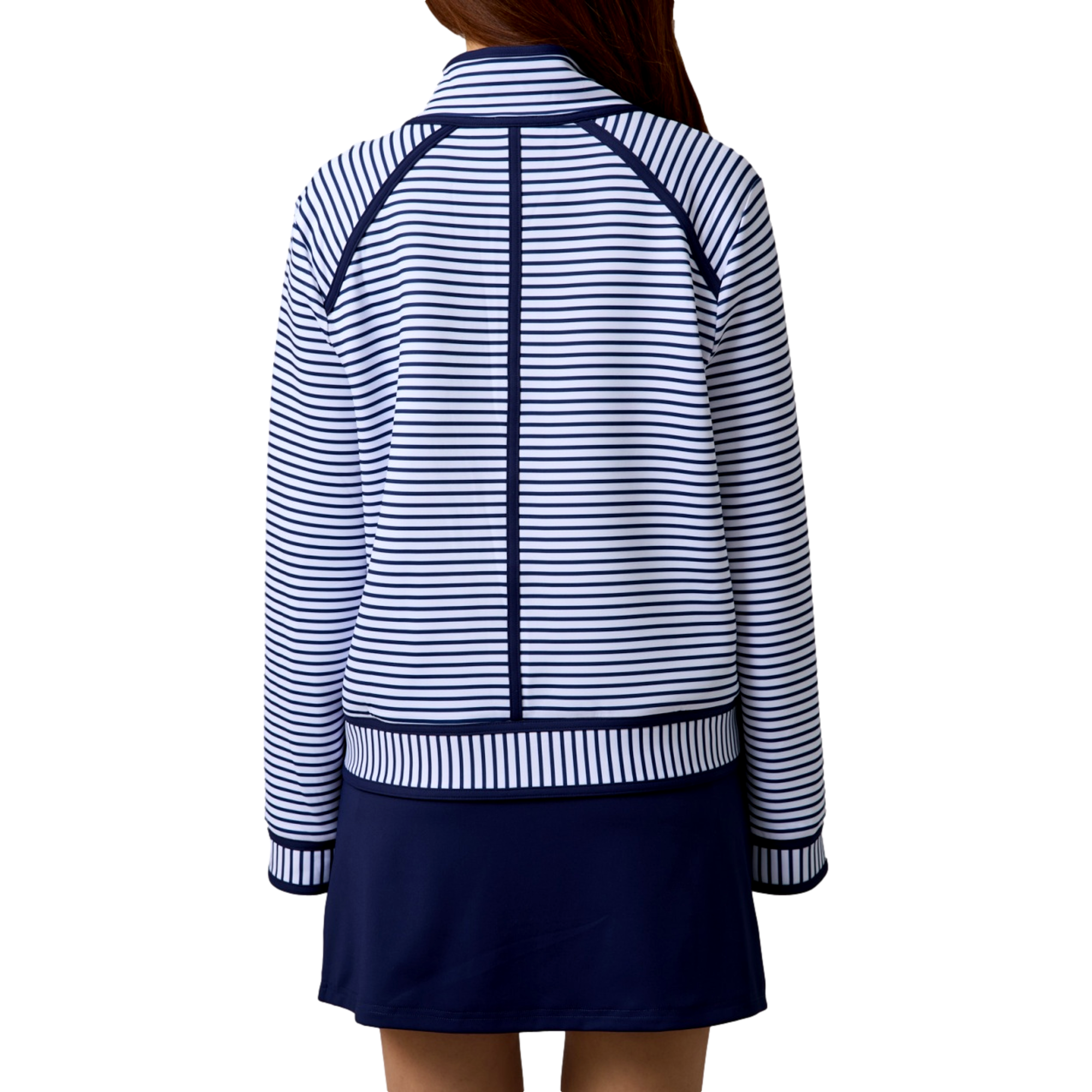 Scuba Light Stripe Women's Golf Quarter Zip