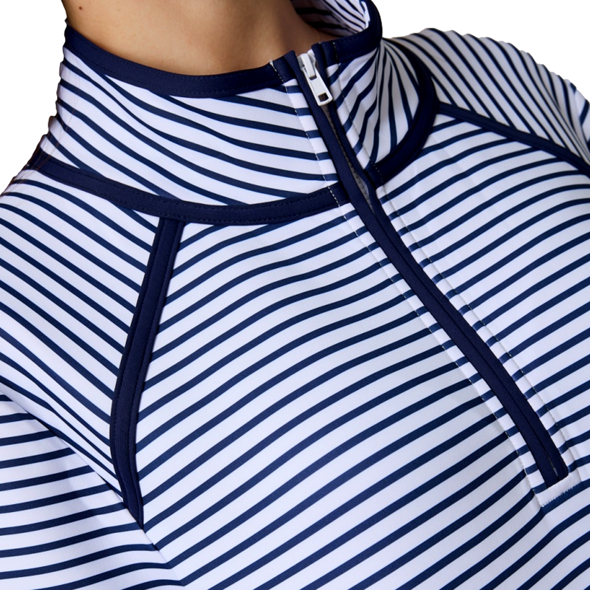 Scuba Light Stripe Women's Golf Quarter Zip