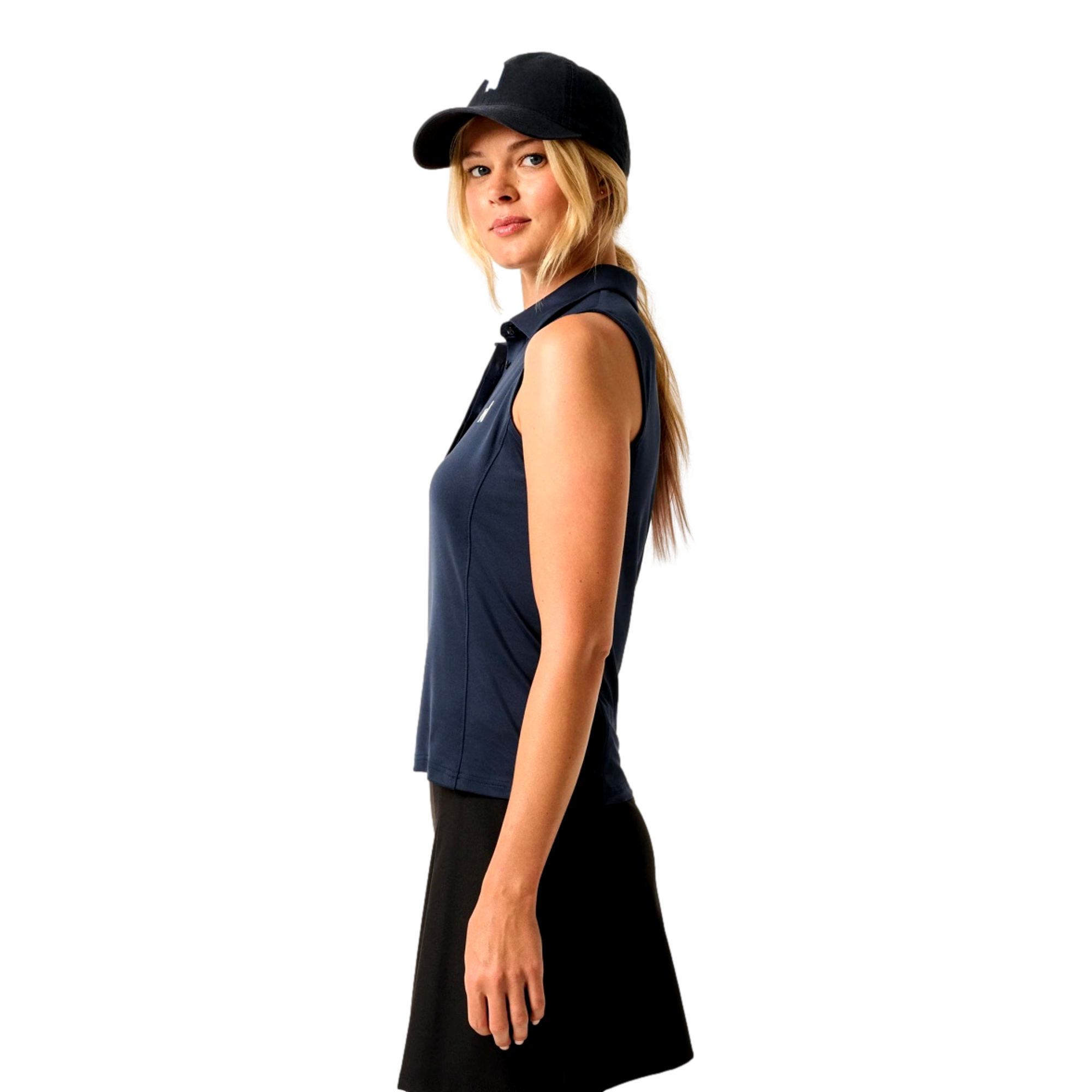 Kaylee Performance Women's Sleeveless Golf Polo Shirt