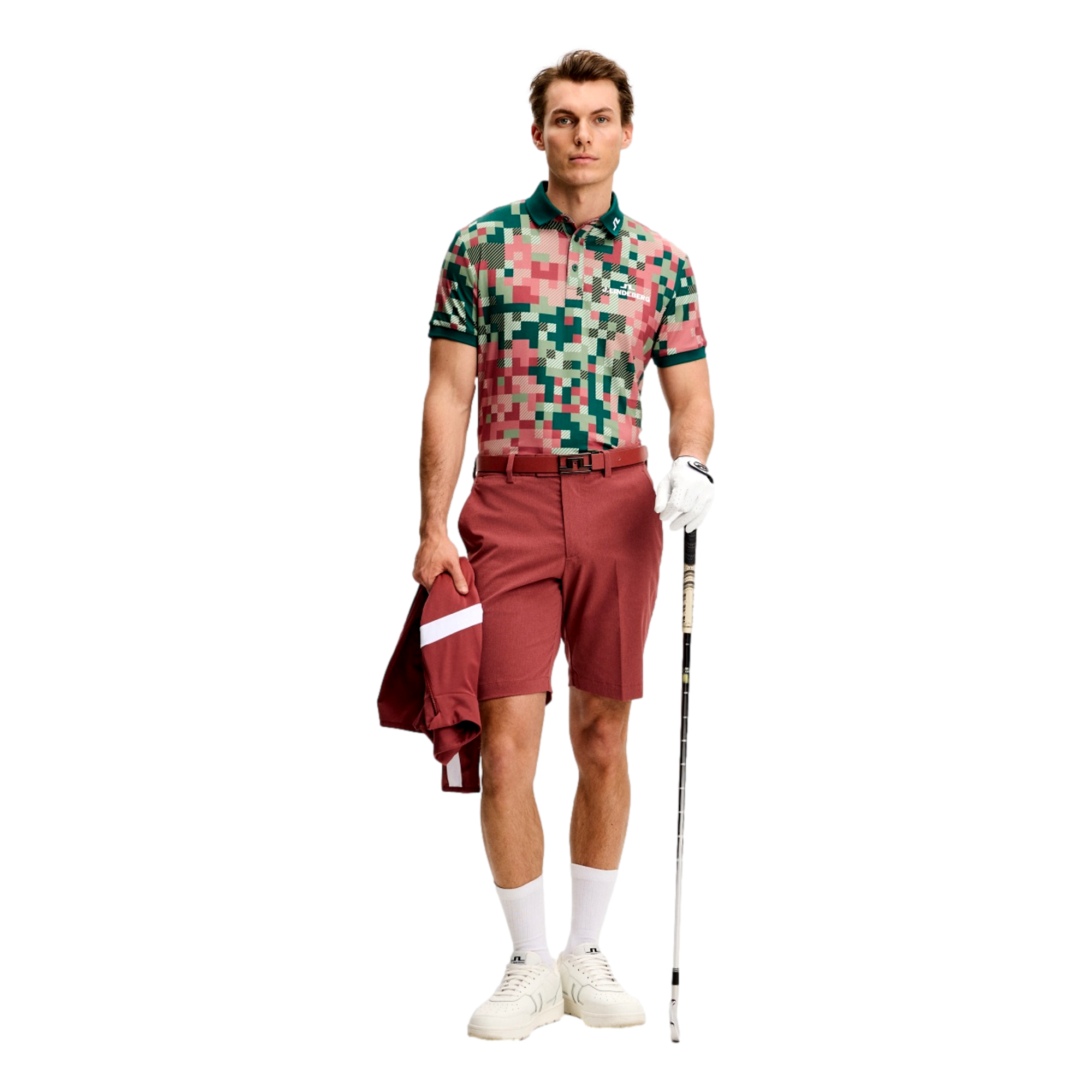 Bridger Tour Print Men's Golf Polo Shirt