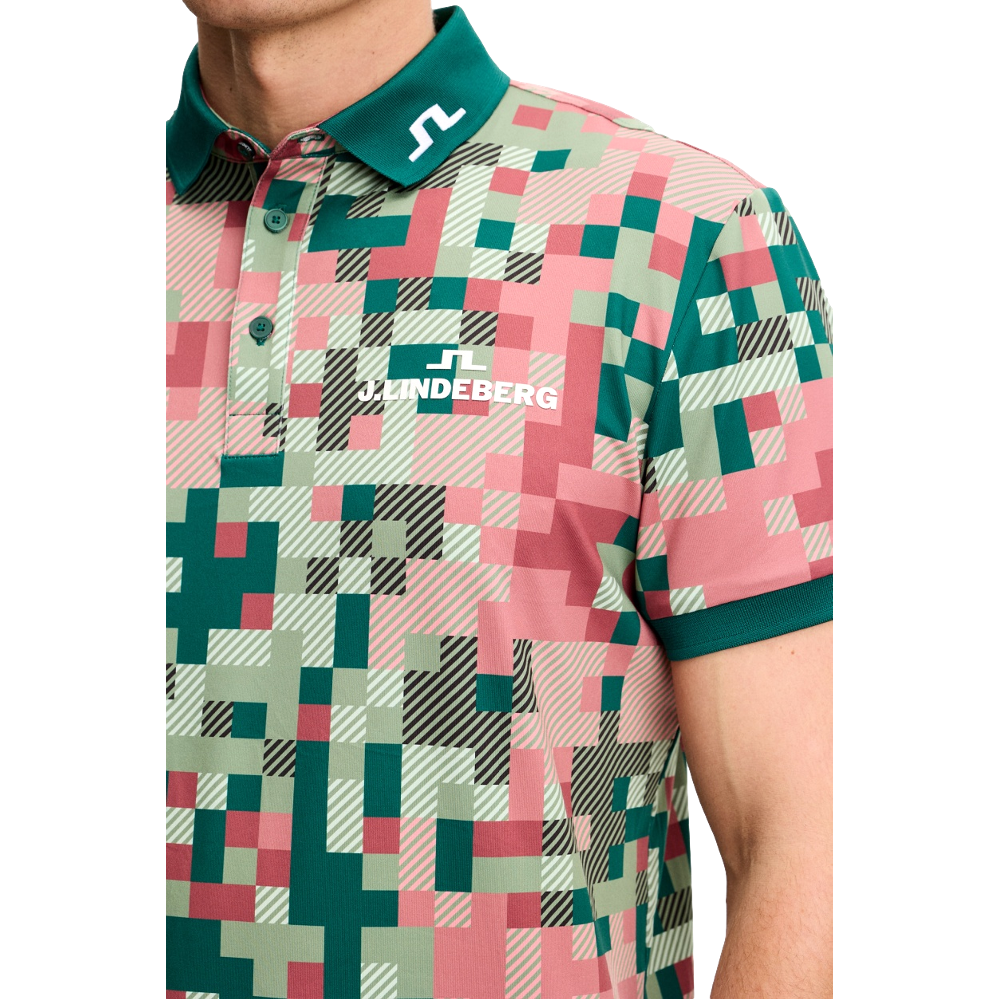 Bridger Tour Print Men's Golf Polo Shirt