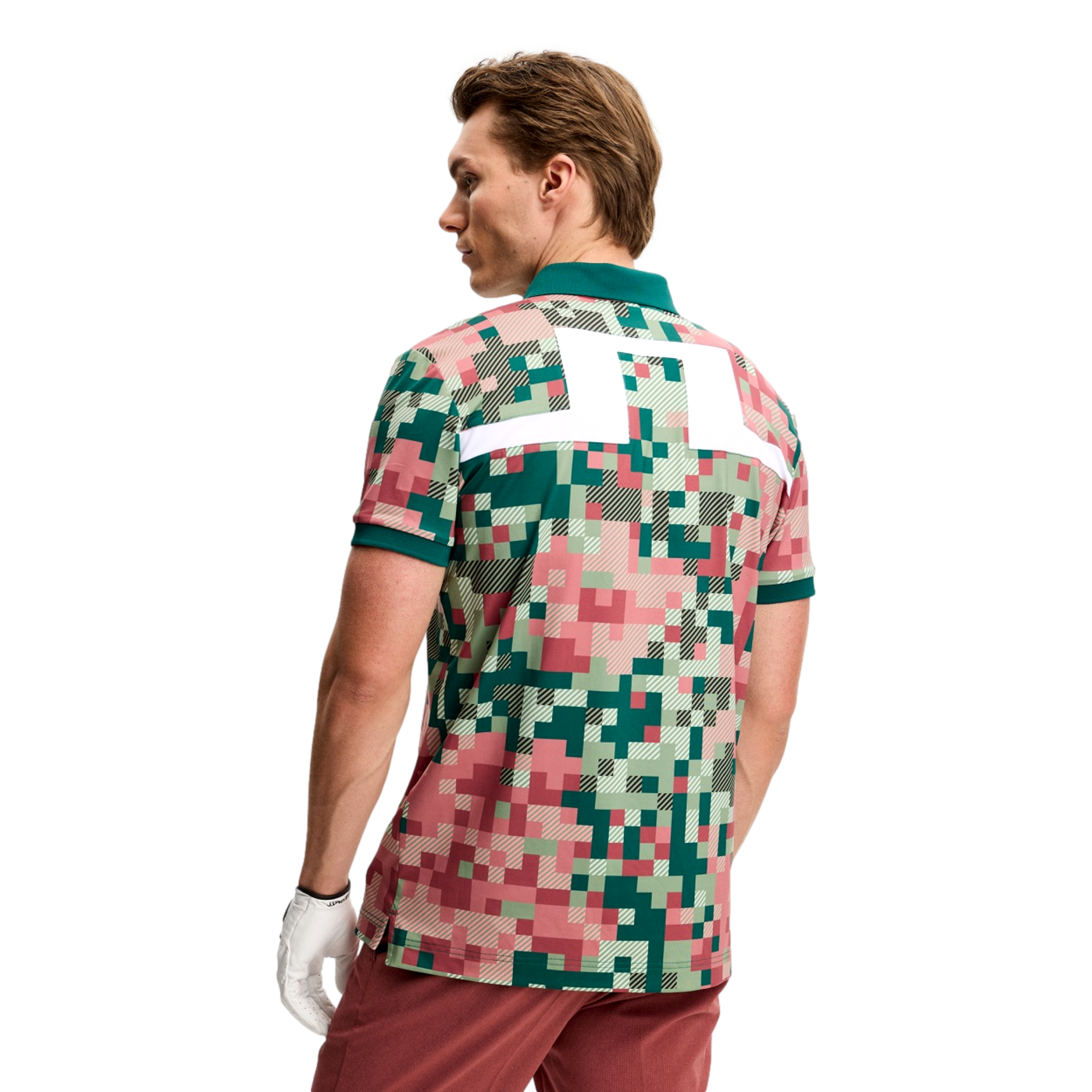 Bridger Tour Print Men's Golf Polo Shirt