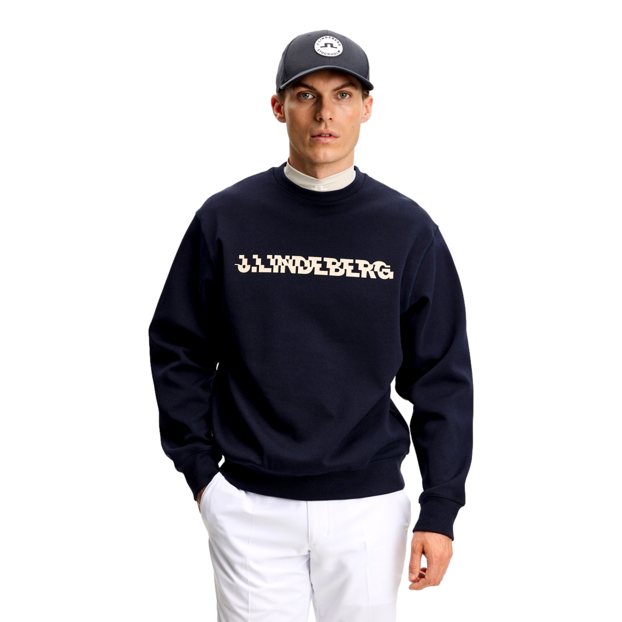 Club Printed Men's Golf Crewneck Sweatshirt
