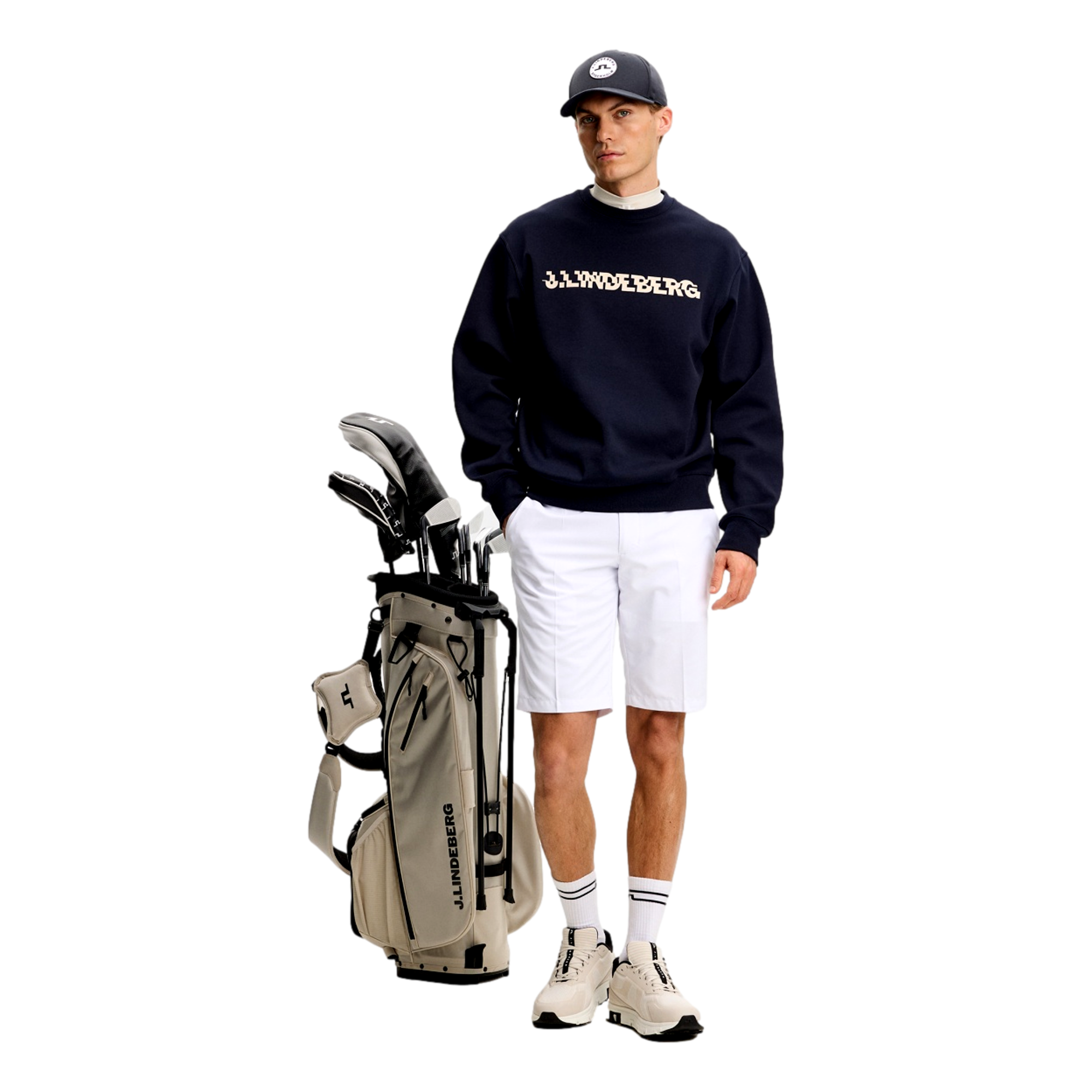 Club Printed Men's Golf Crewneck Sweatshirt